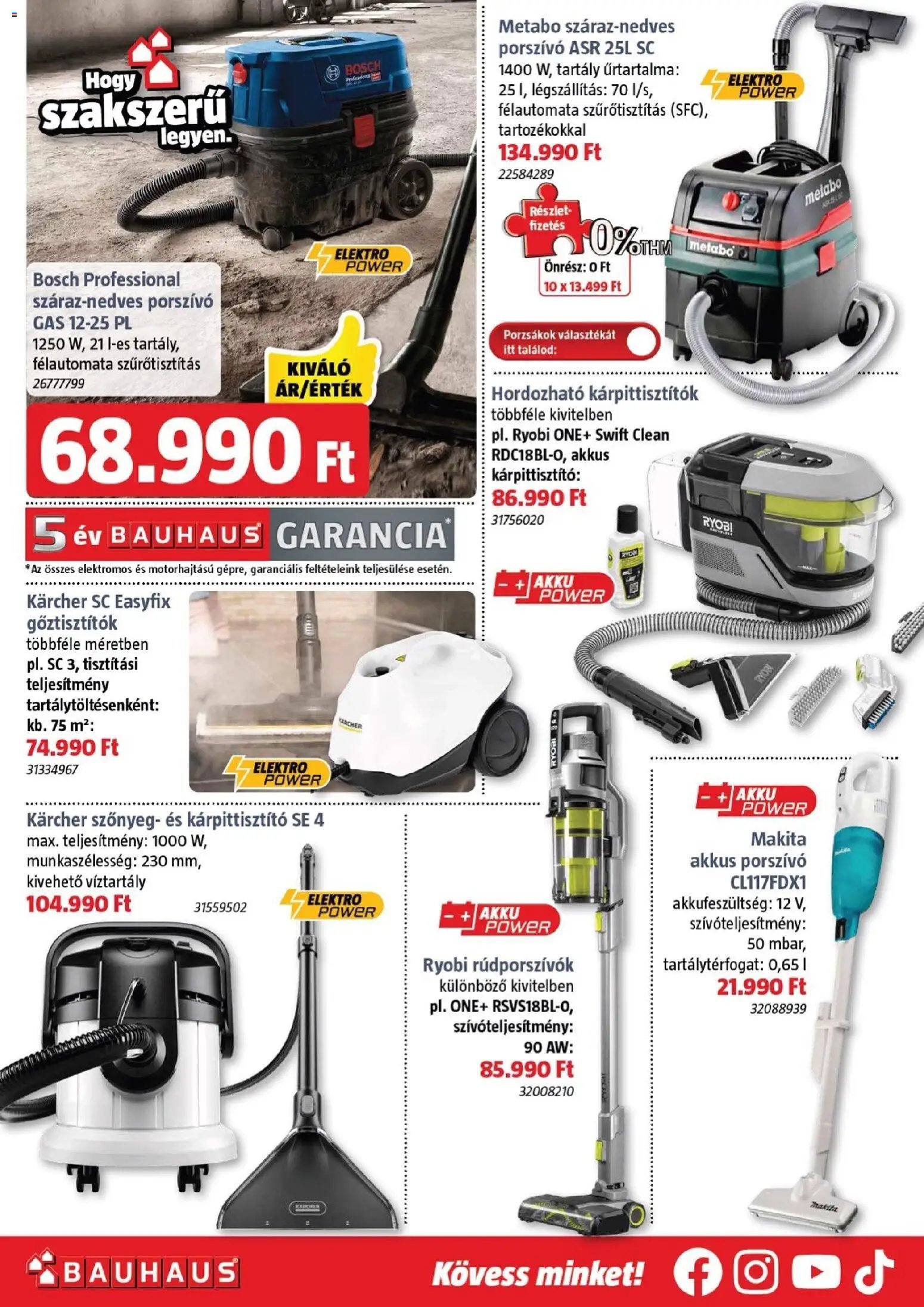 Bauhaus újság 2025.11.06. Akciós újság Bauhaus (2025-11-06 - 2025-12-02)