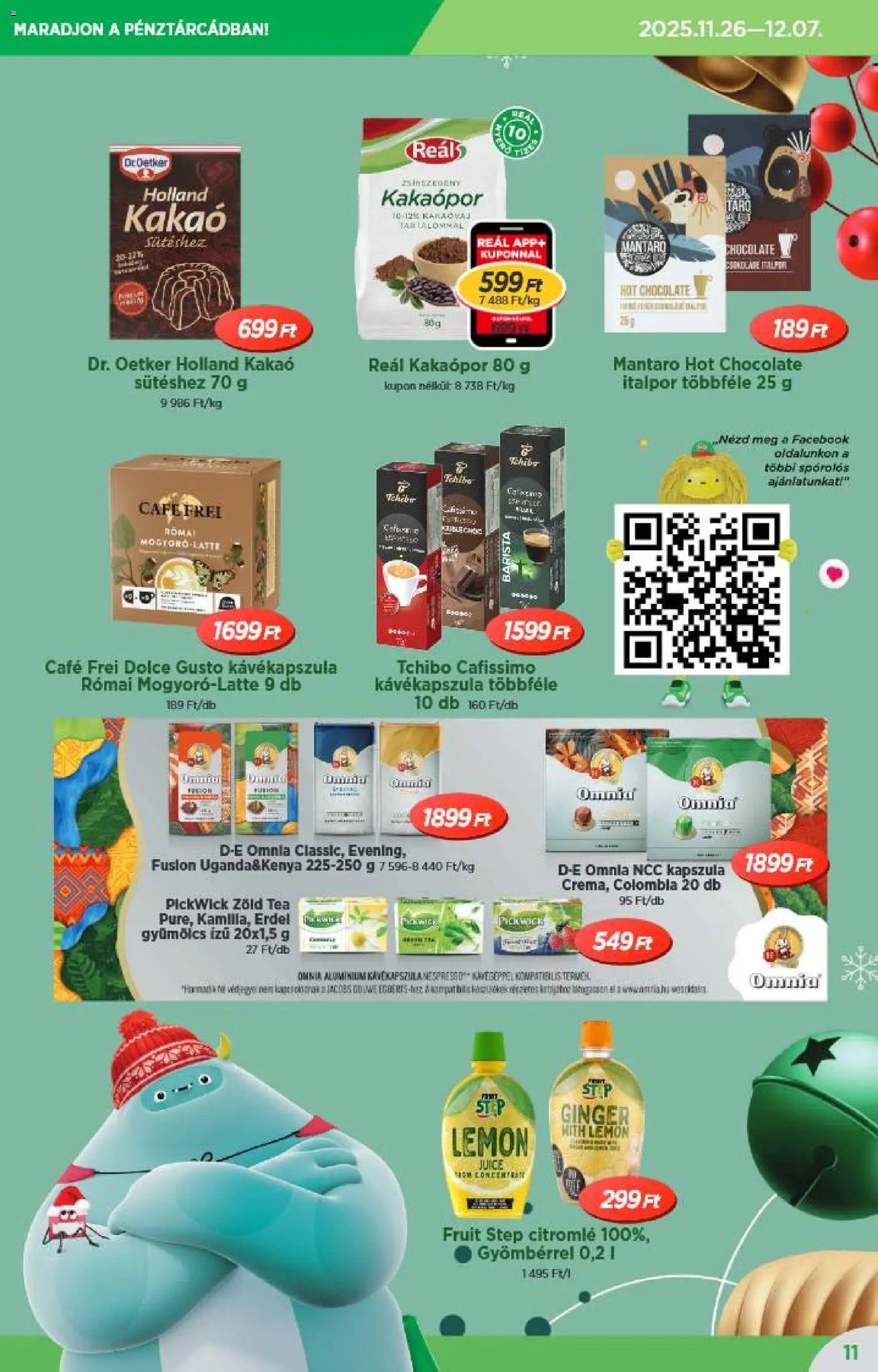 Reál újság 2025.11.26. Akciós újság Reál (2025-11-26 - 2025-12-07)