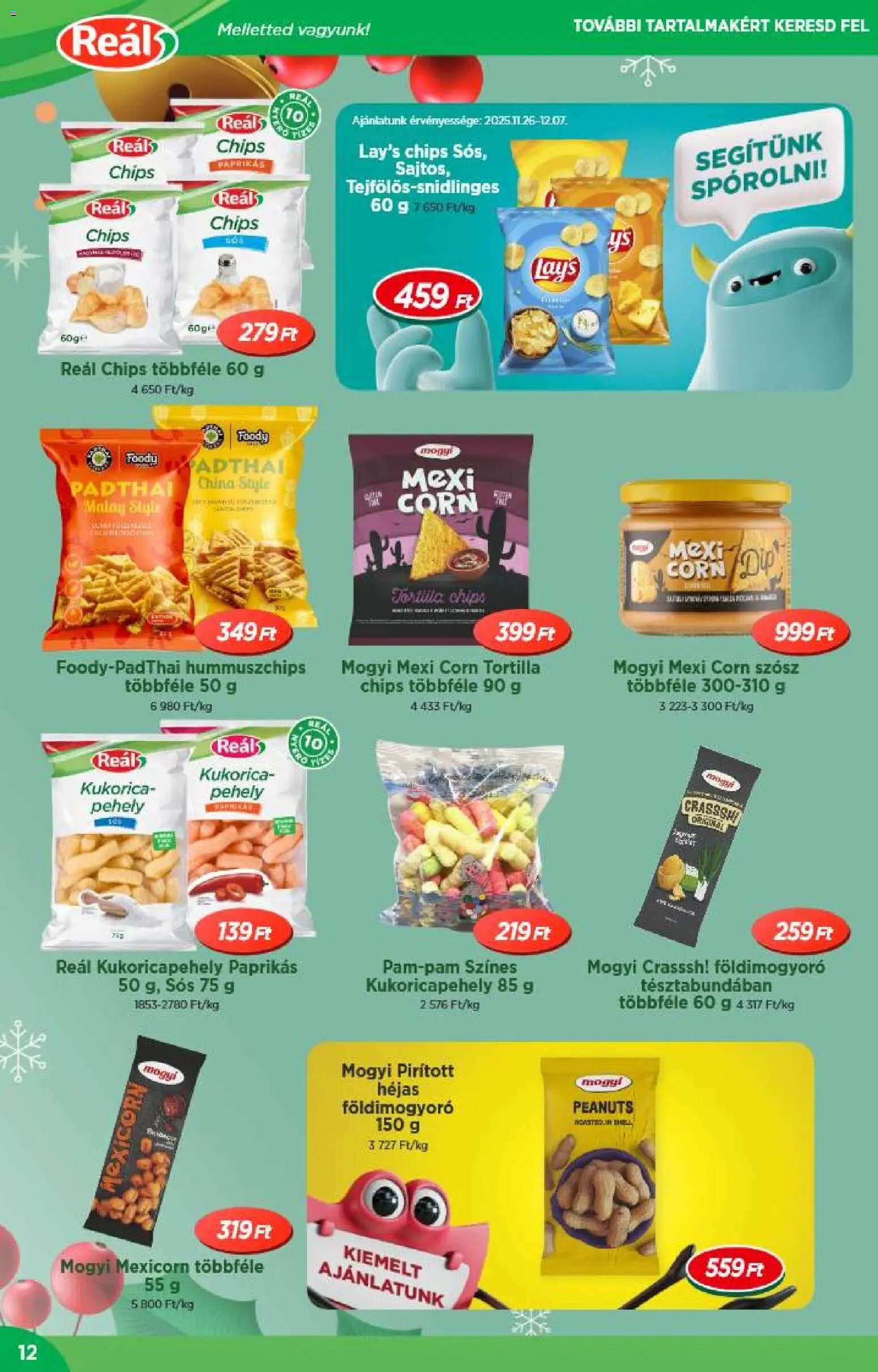 Reál újság 2025.11.26. Akciós újság Reál (2025-11-26 - 2025-12-07)