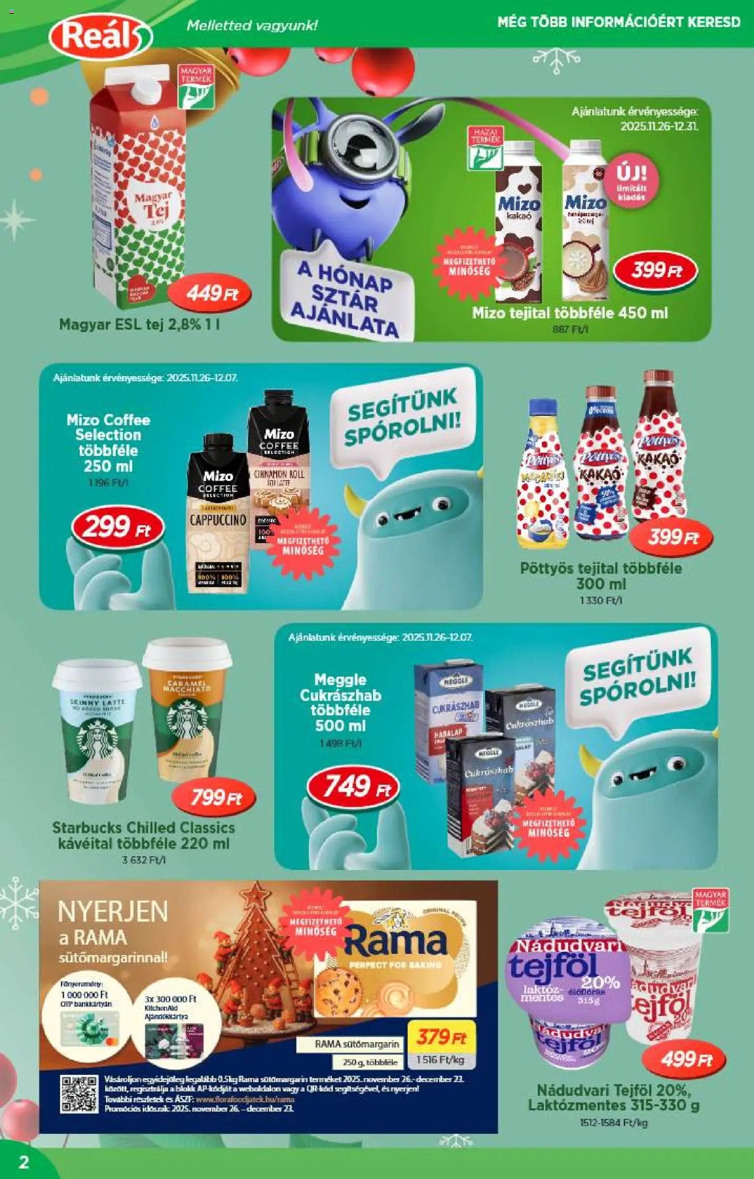 Reál újság 2025.11.26. Akciós újság Reál (2025-11-26 - 2025-12-07)