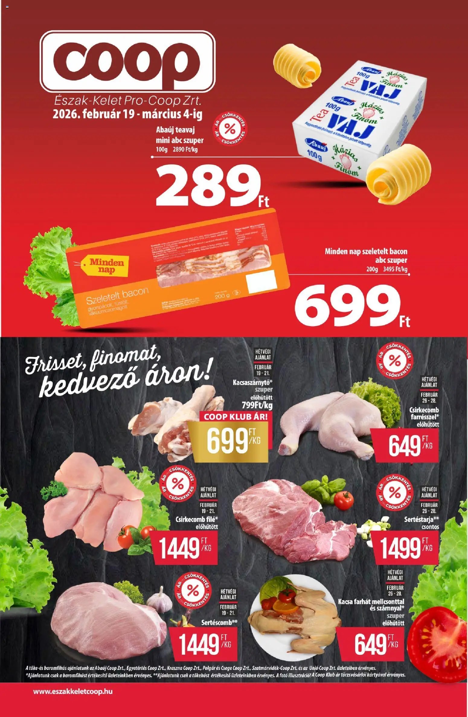 COOP újság 2026.02.19. Észak Kelet Pro-Coop Zrt (2026-02-19 - 2026-03-04)