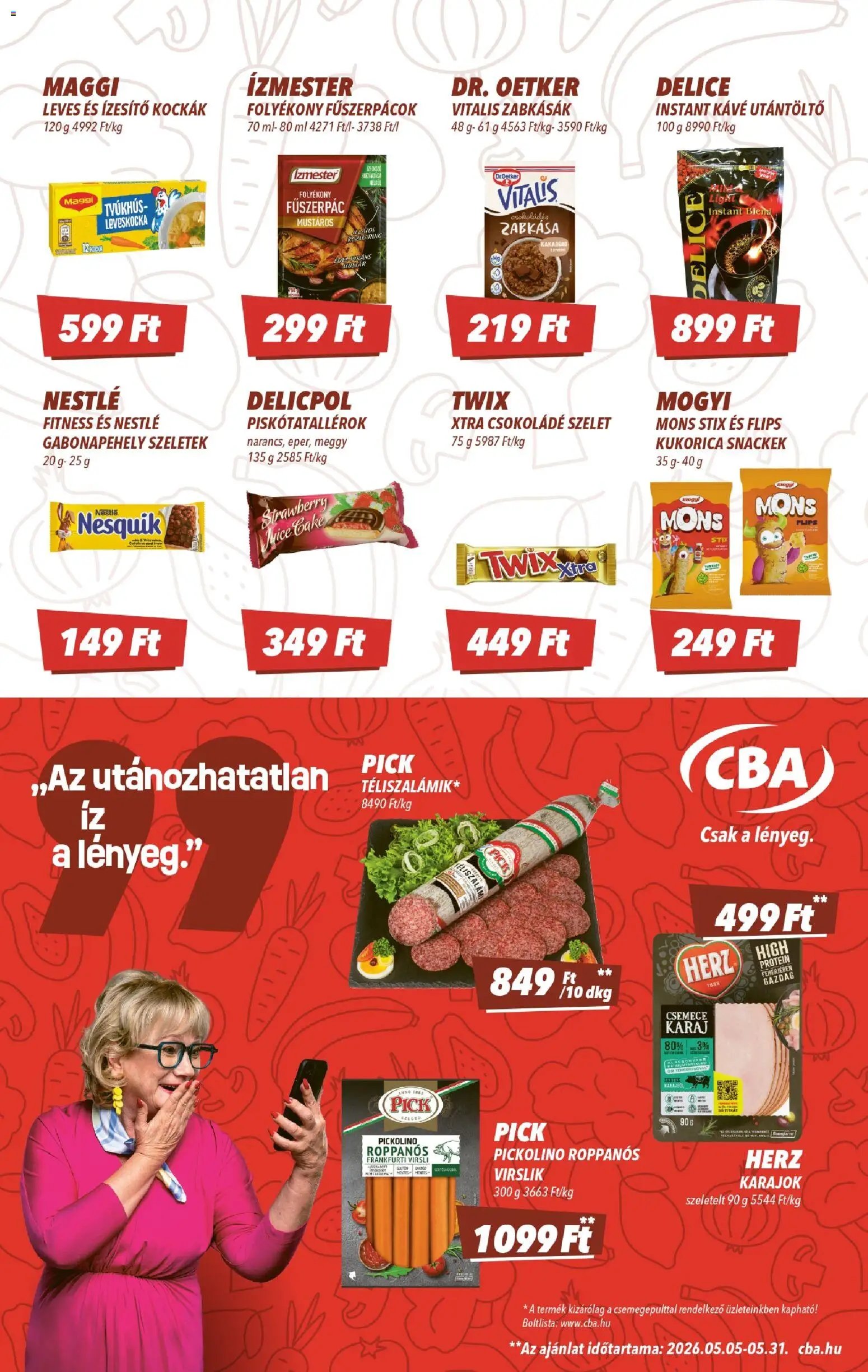CBA újság 2026.05.14. CBA akciós újság (2026-05-14 - 2026-05-20)