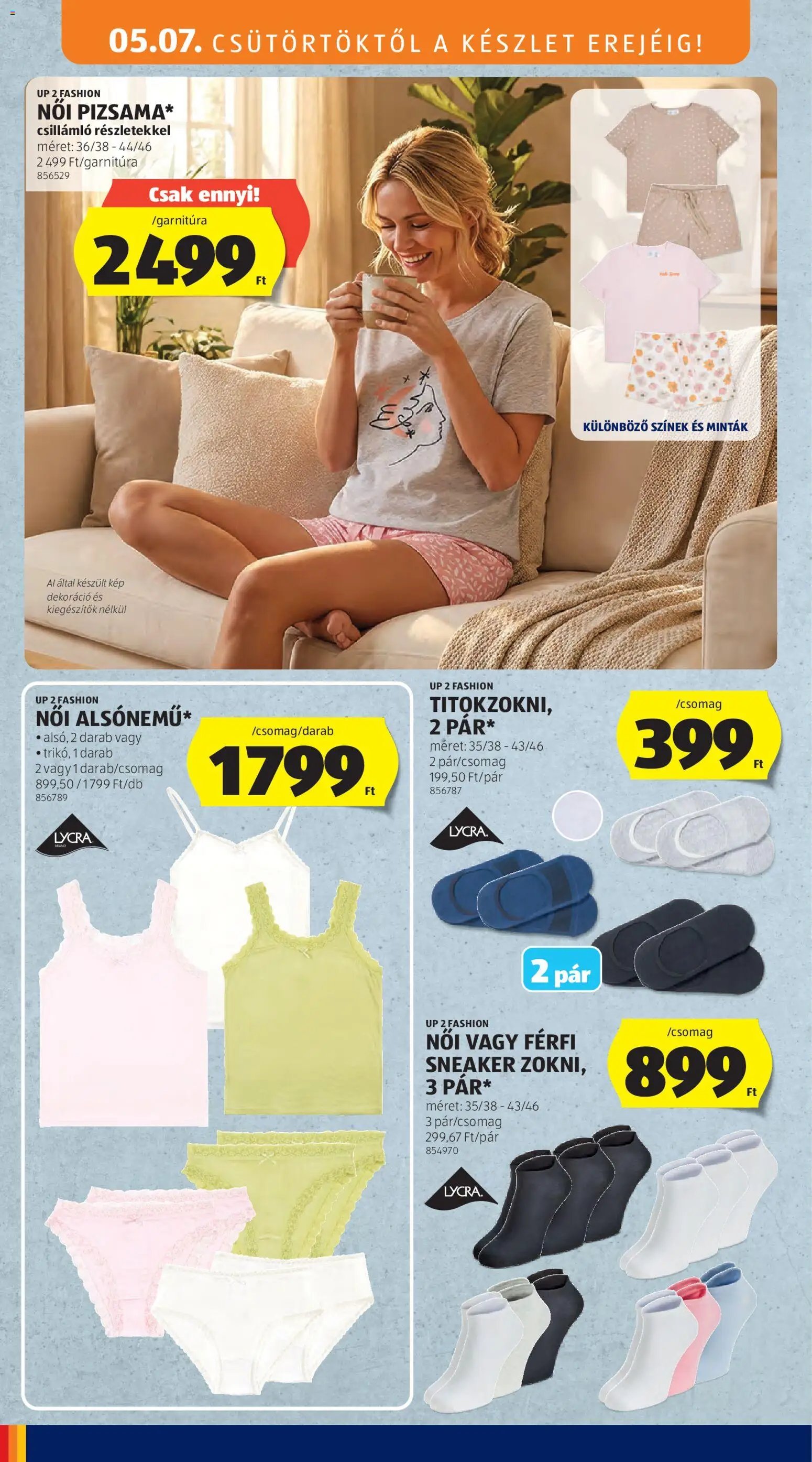 Aldi újság 2026.05.07. Aldi Középső sor termékei (2026-05-07 - 2026-05-13)
