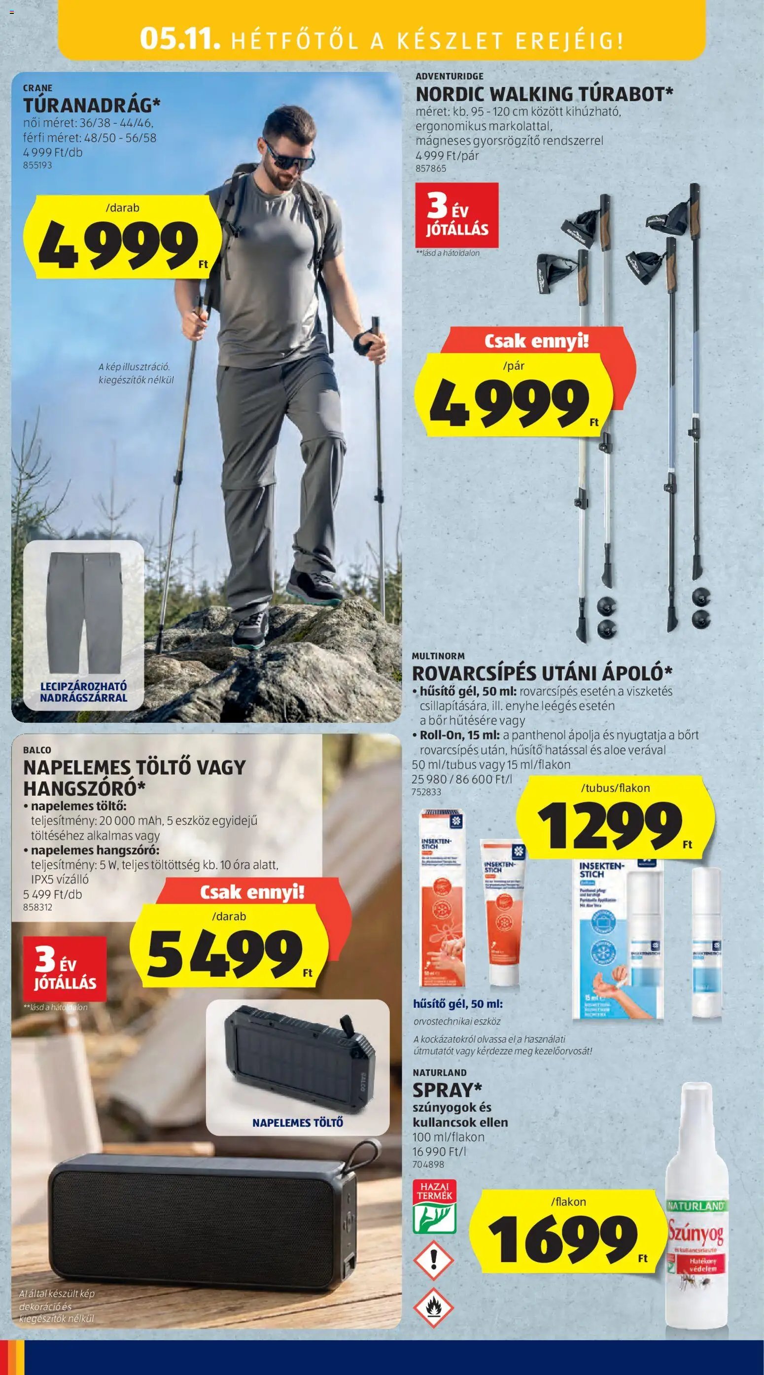 Aldi újság 2026.05.07. Aldi Középső sor termékei (2026-05-07 - 2026-05-13)