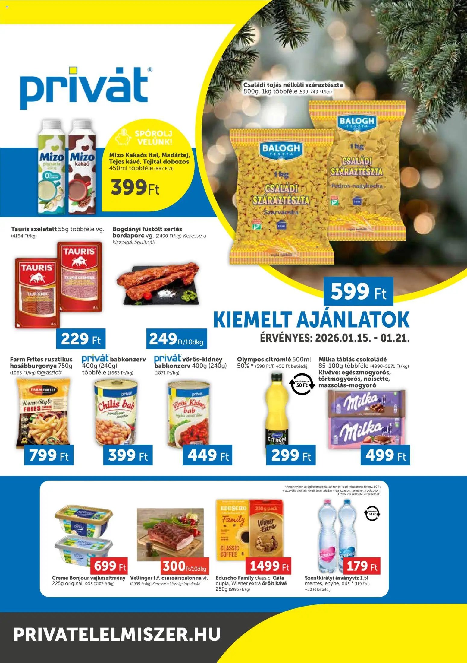 PRIVÁT újság 2026.01.15. Déli vármegyék (2026-01-15 - 2026-01-21)