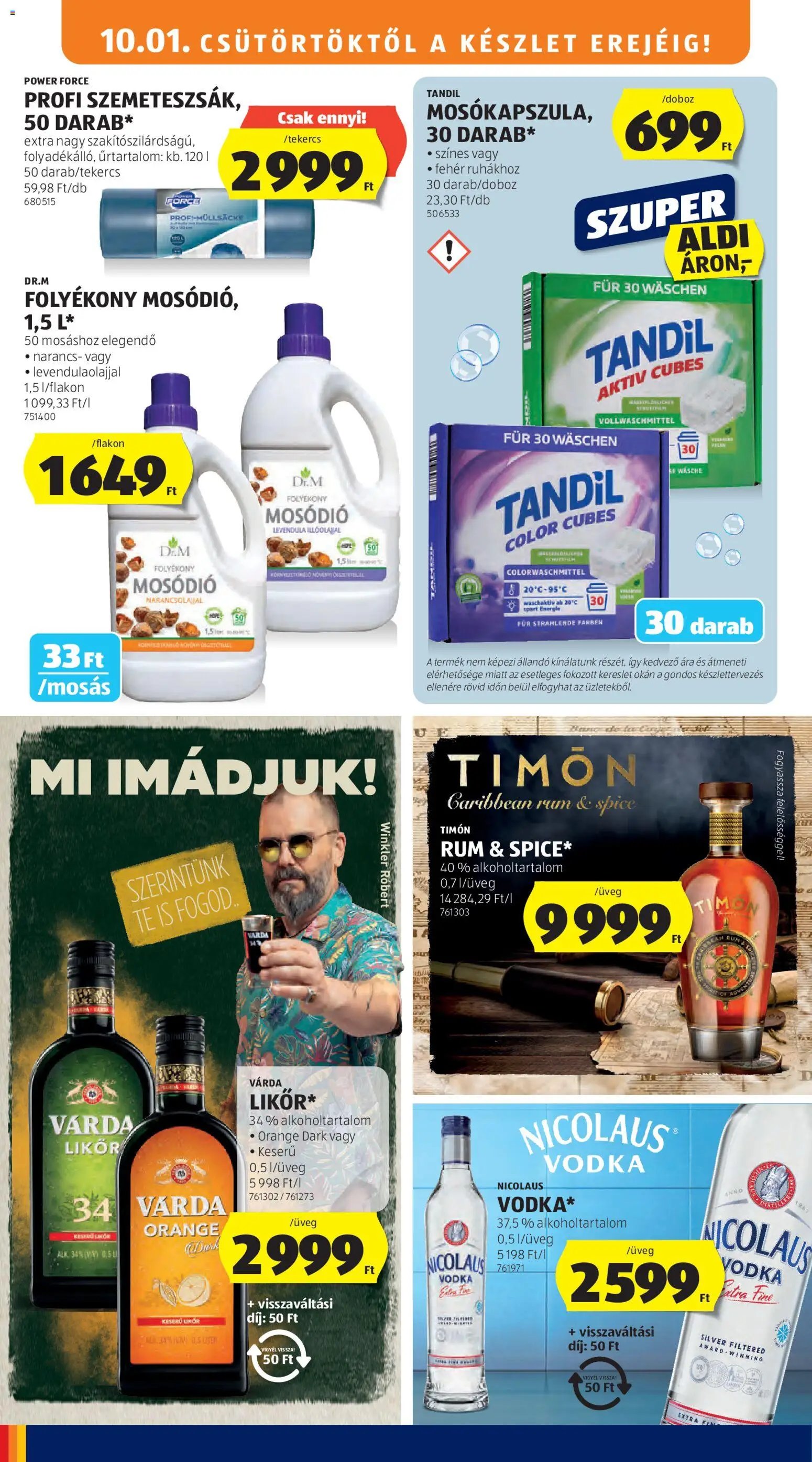 Aldi újság 2026.10.01. Aldi akciós újság