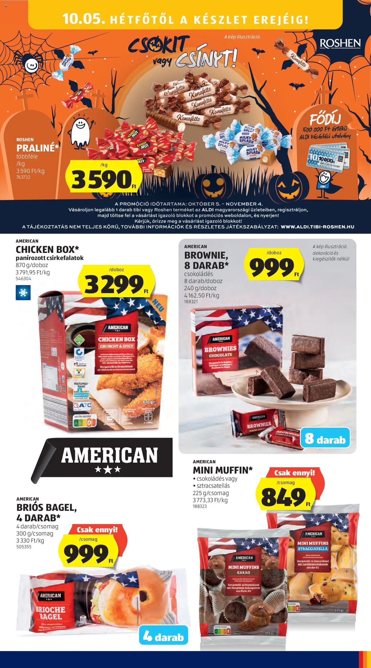 Aldi újság 2026.10.01. Aldi akciós újság