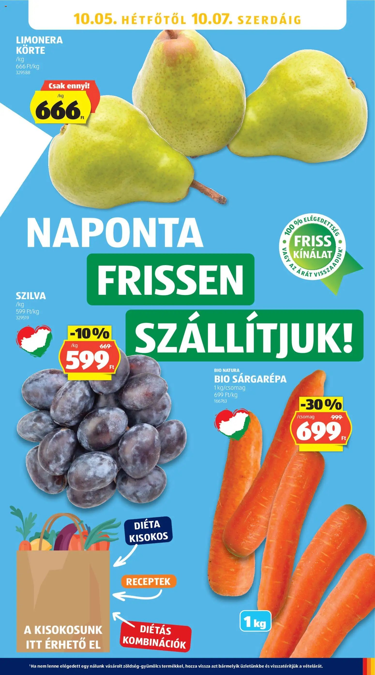 Aldi újság 2026.10.01. Aldi akciós újság
