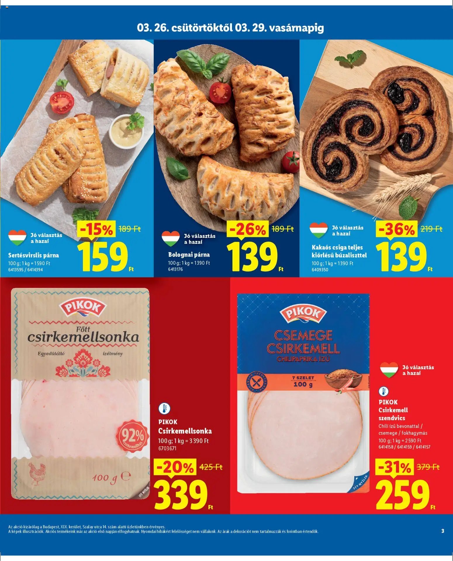 Lidl újság 2026.03.26. Lidl Budapest (2026-03-26 - 2026-03-29)