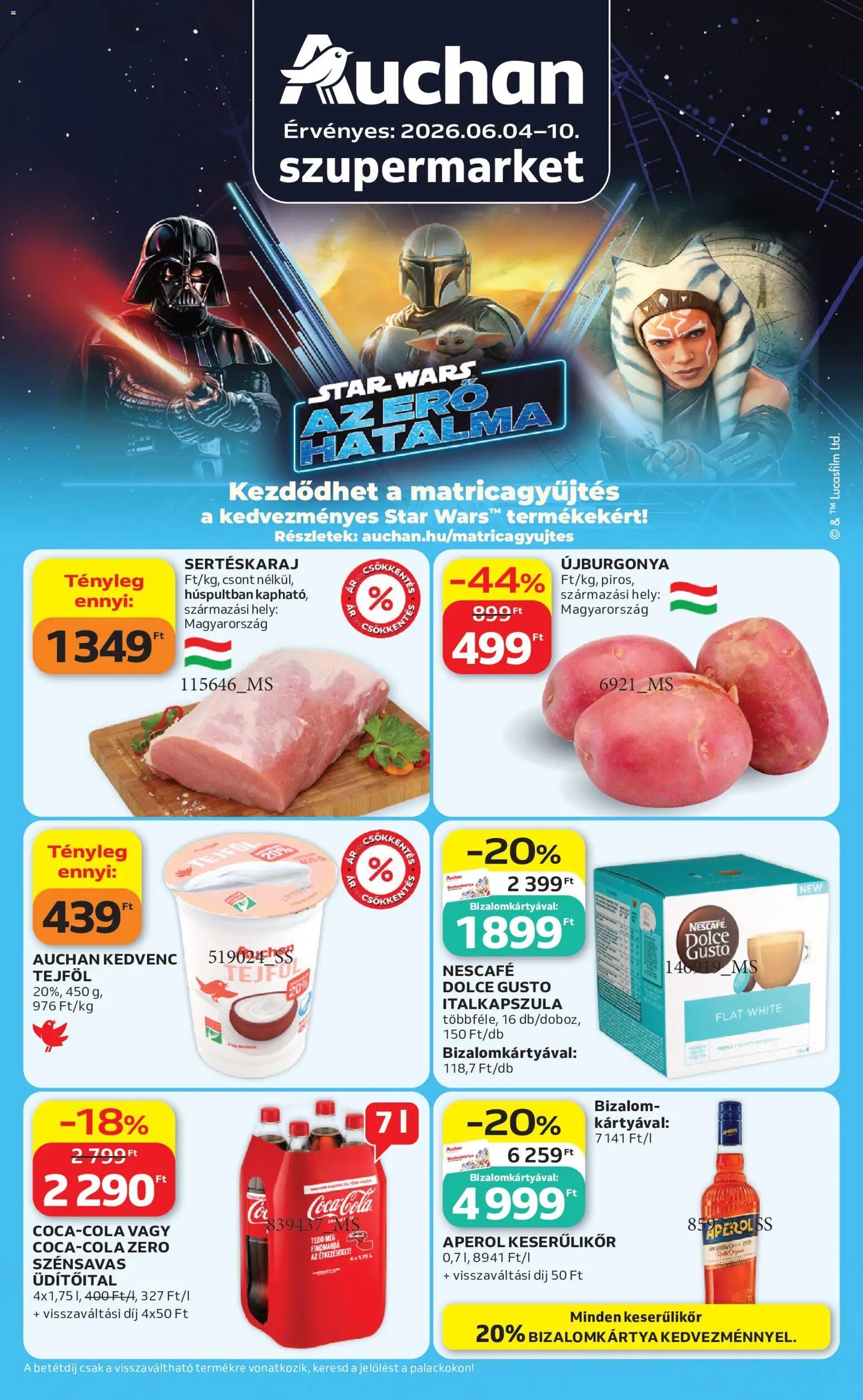 Auchan újság 2026.06.04. Auchan Szupermarket akciós újság