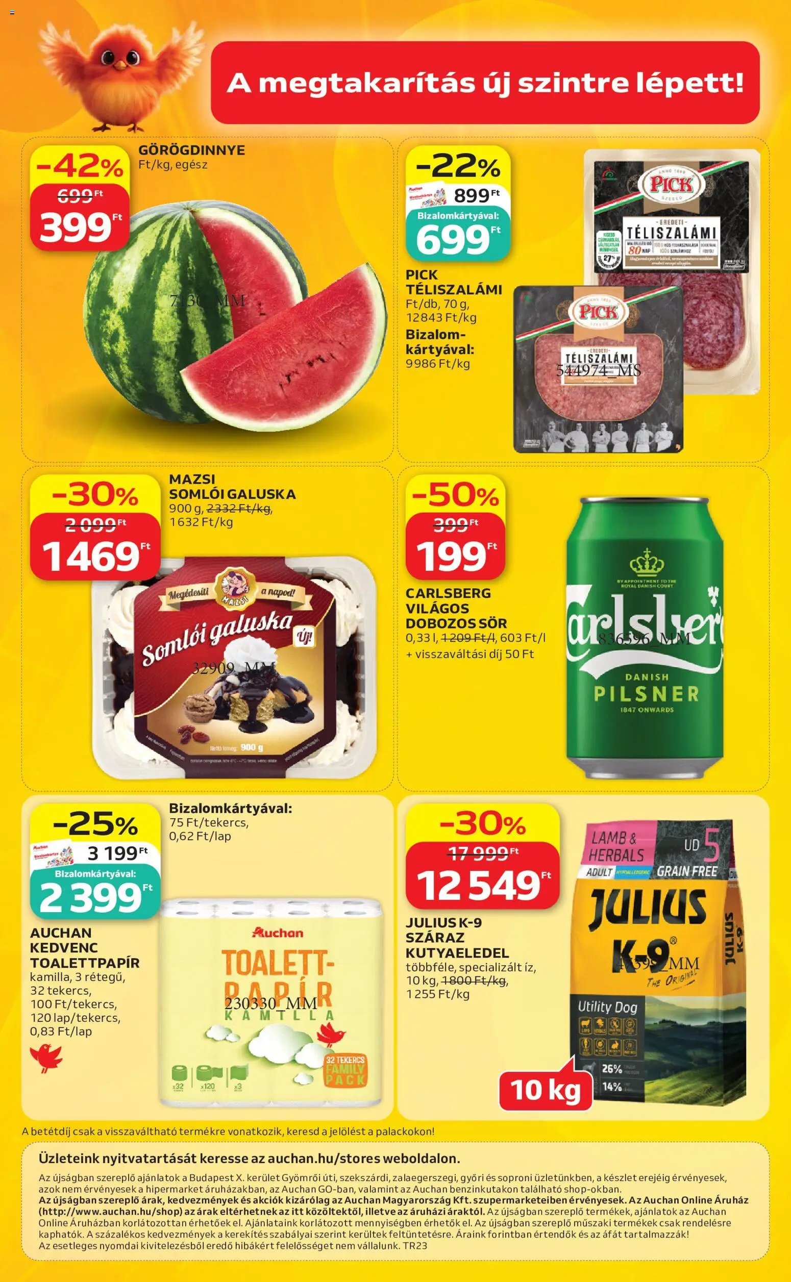 Auchan újság 2026.06.04. Auchan Szupermarket akciós újság