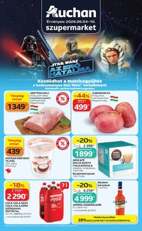 Auchan újság 2026.06.04. Auchan Szupermarket akciós újság