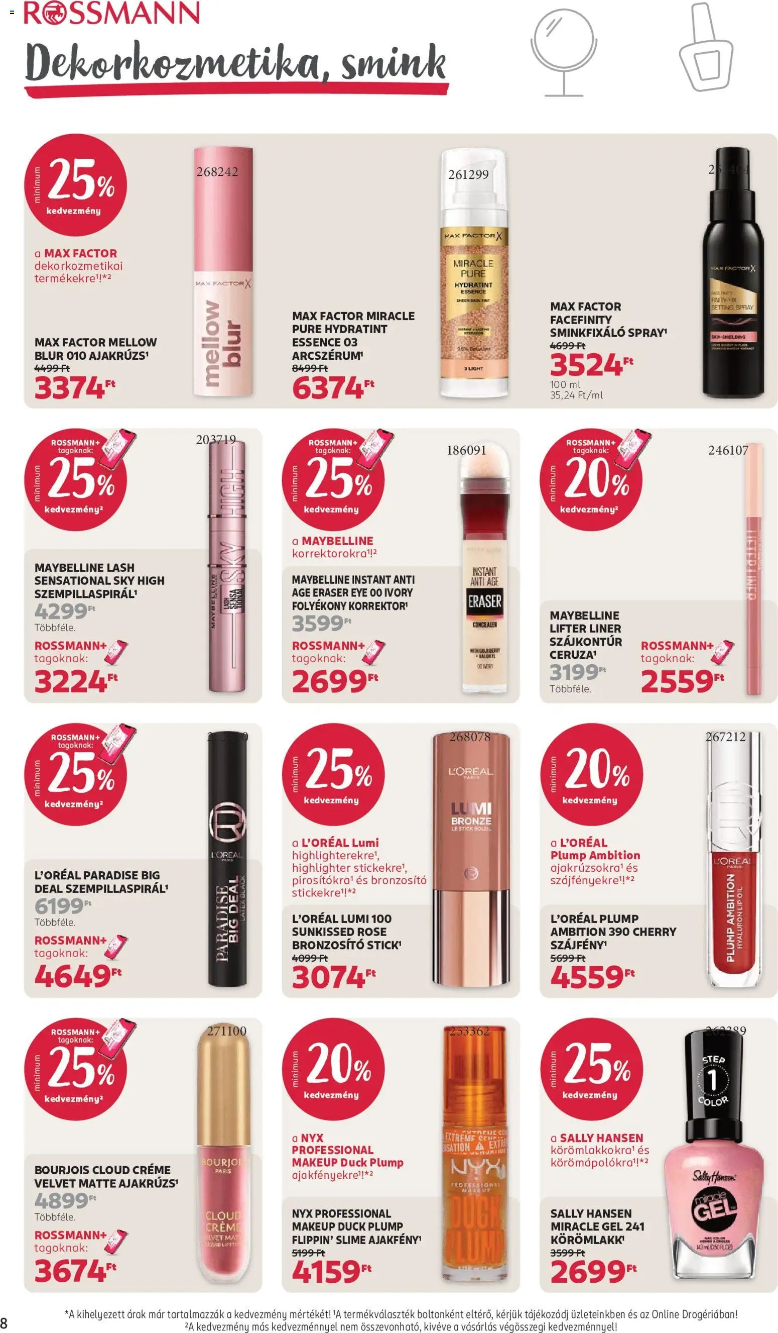 Rossmann újság 2026.08.03. Rossmann akciós újság