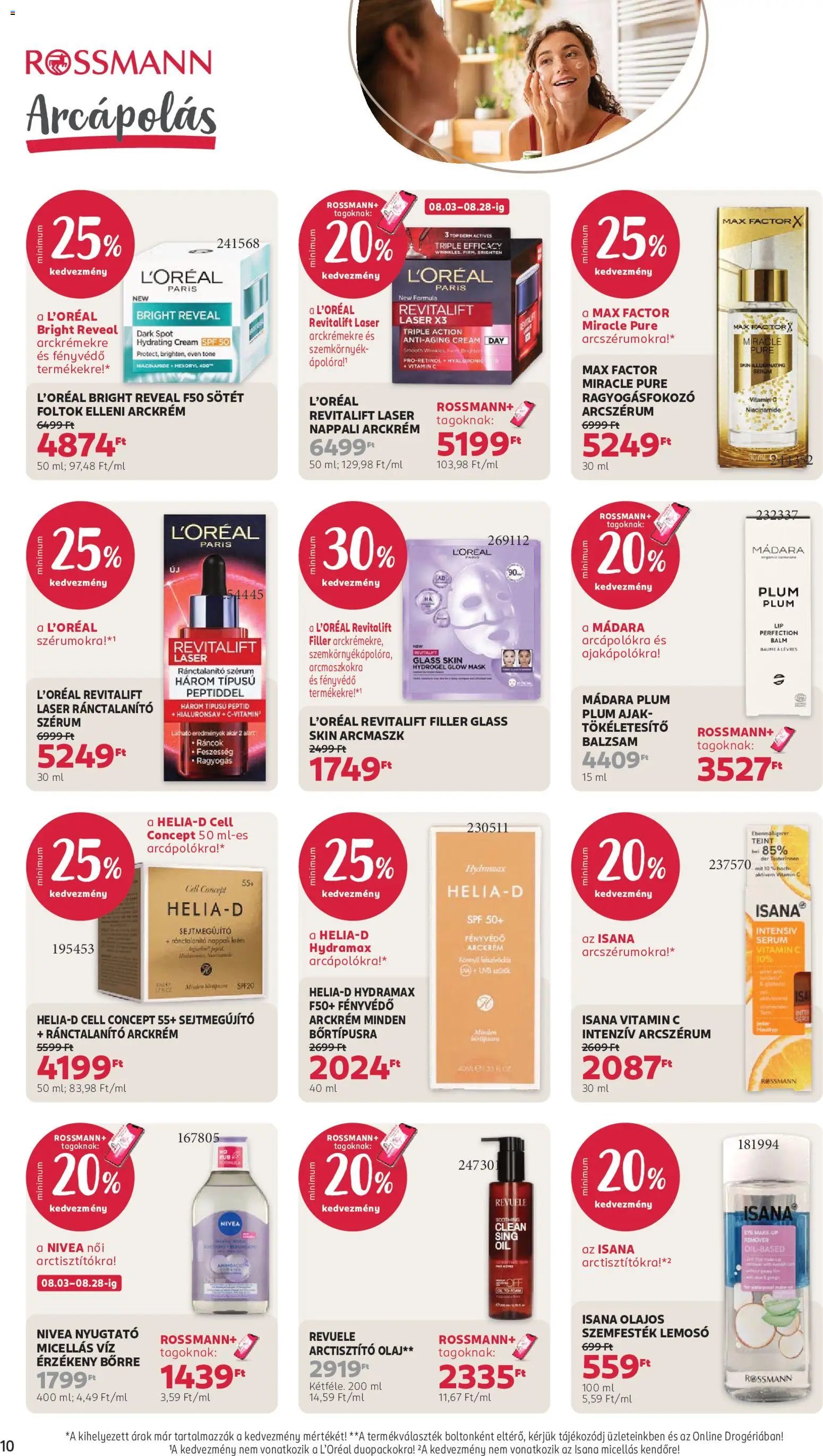 Rossmann újság 2026.08.03. Rossmann akciós újság
