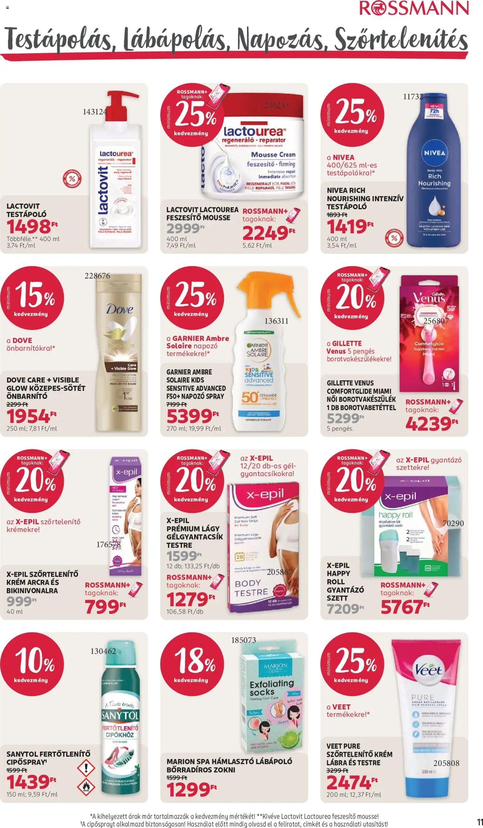 Rossmann újság 2026.08.03. Rossmann akciós újság