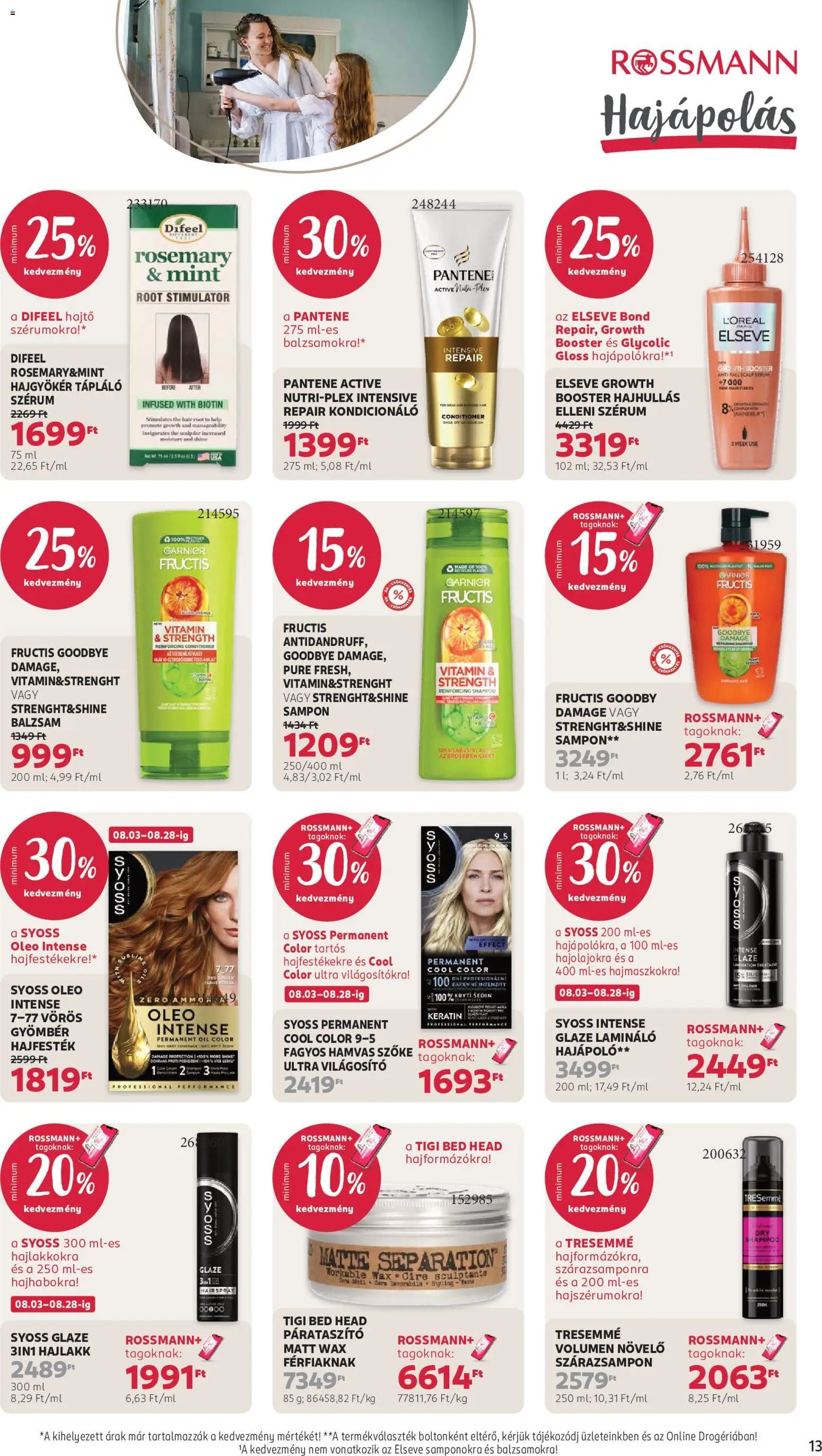 Rossmann újság 2026.08.03. Rossmann akciós újság
