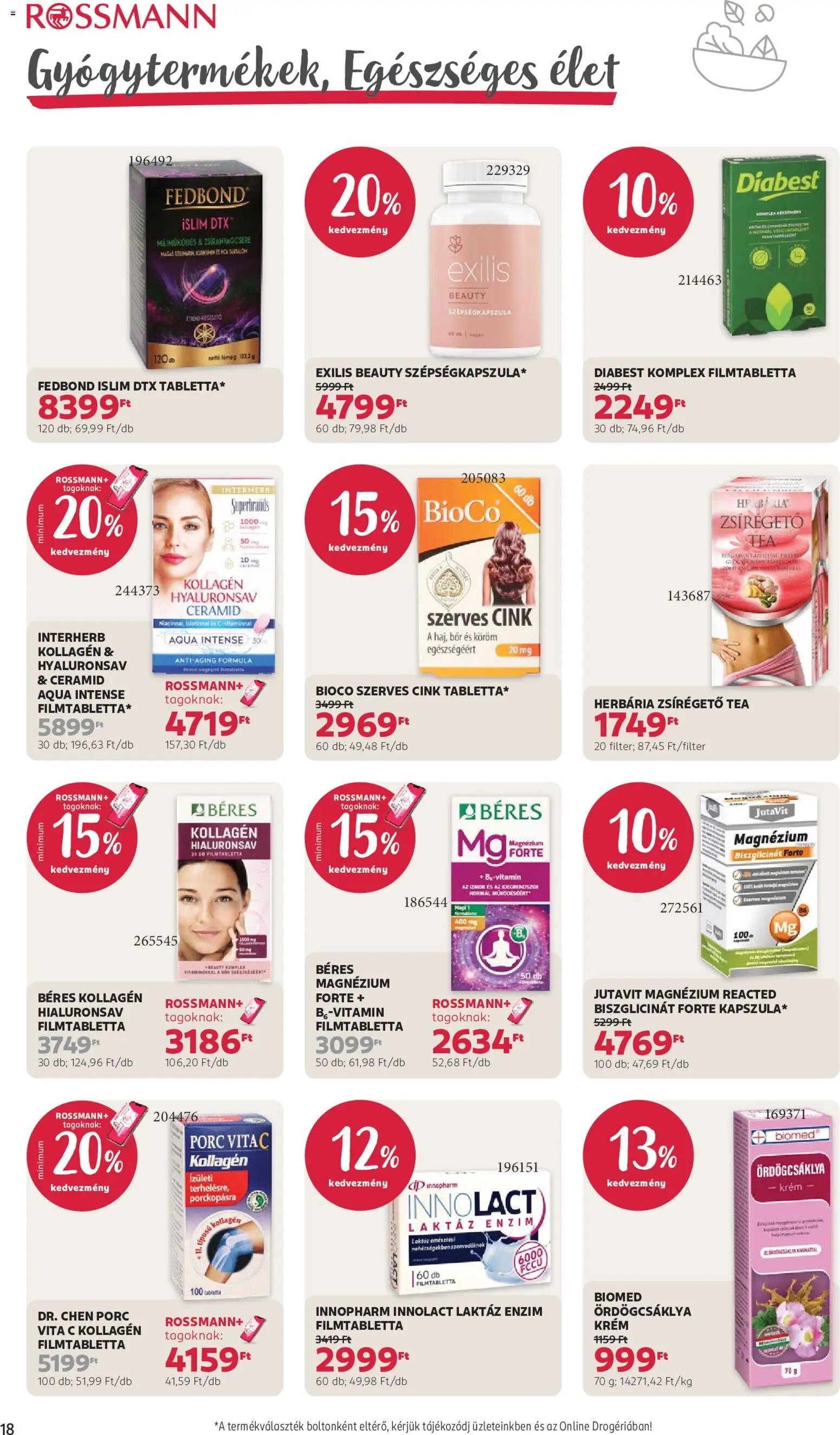 Rossmann újság 2026.08.03. Rossmann akciós újság