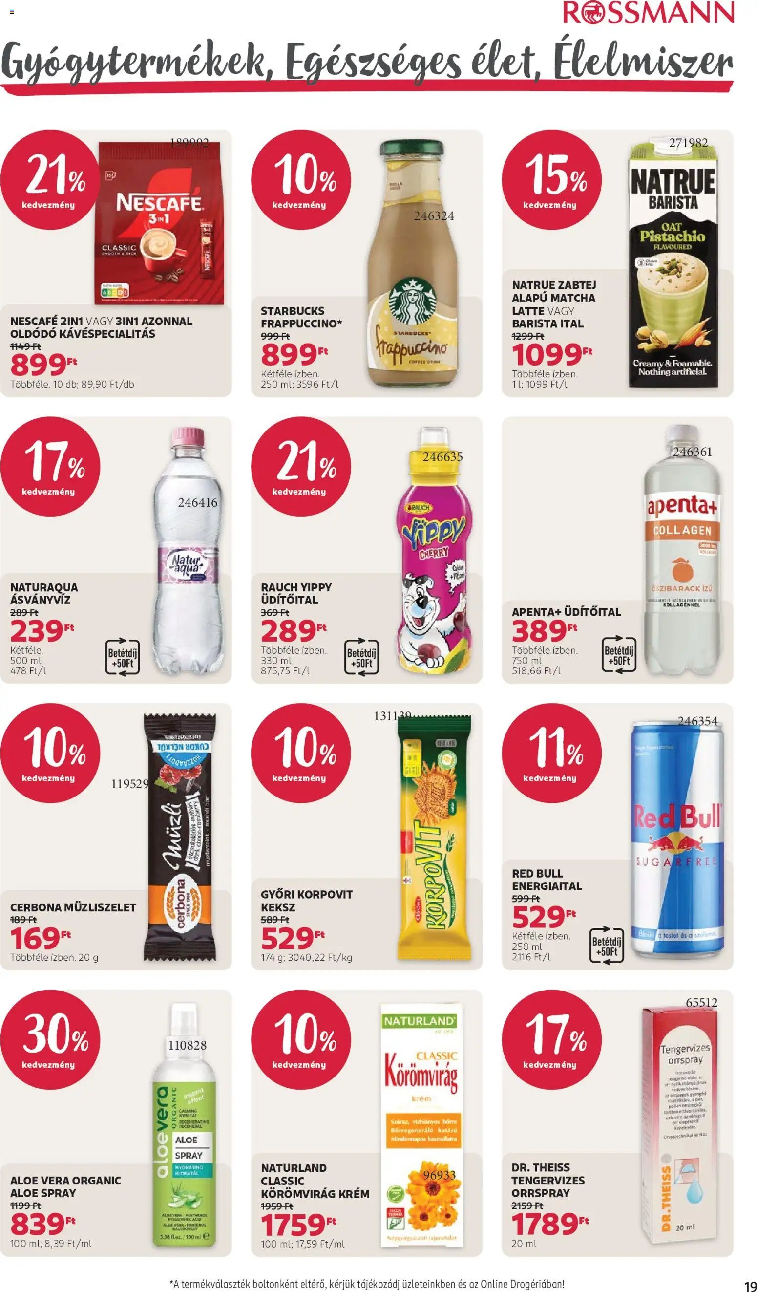Rossmann újság 2026.08.03. Rossmann akciós újság