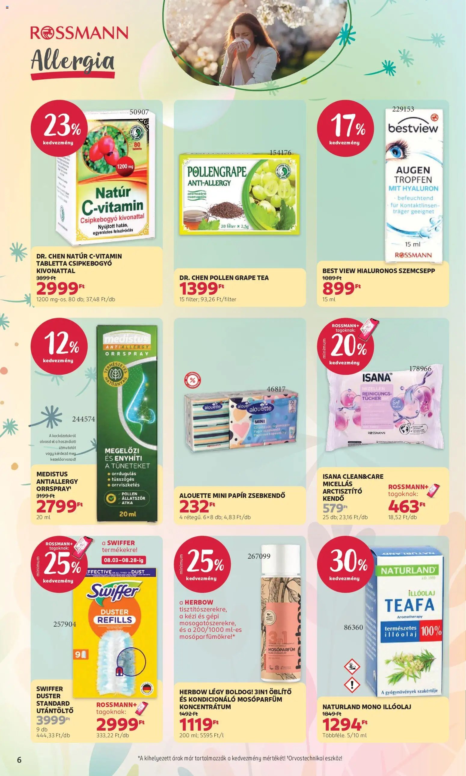 Rossmann újság 2026.08.03. Rossmann akciós újság