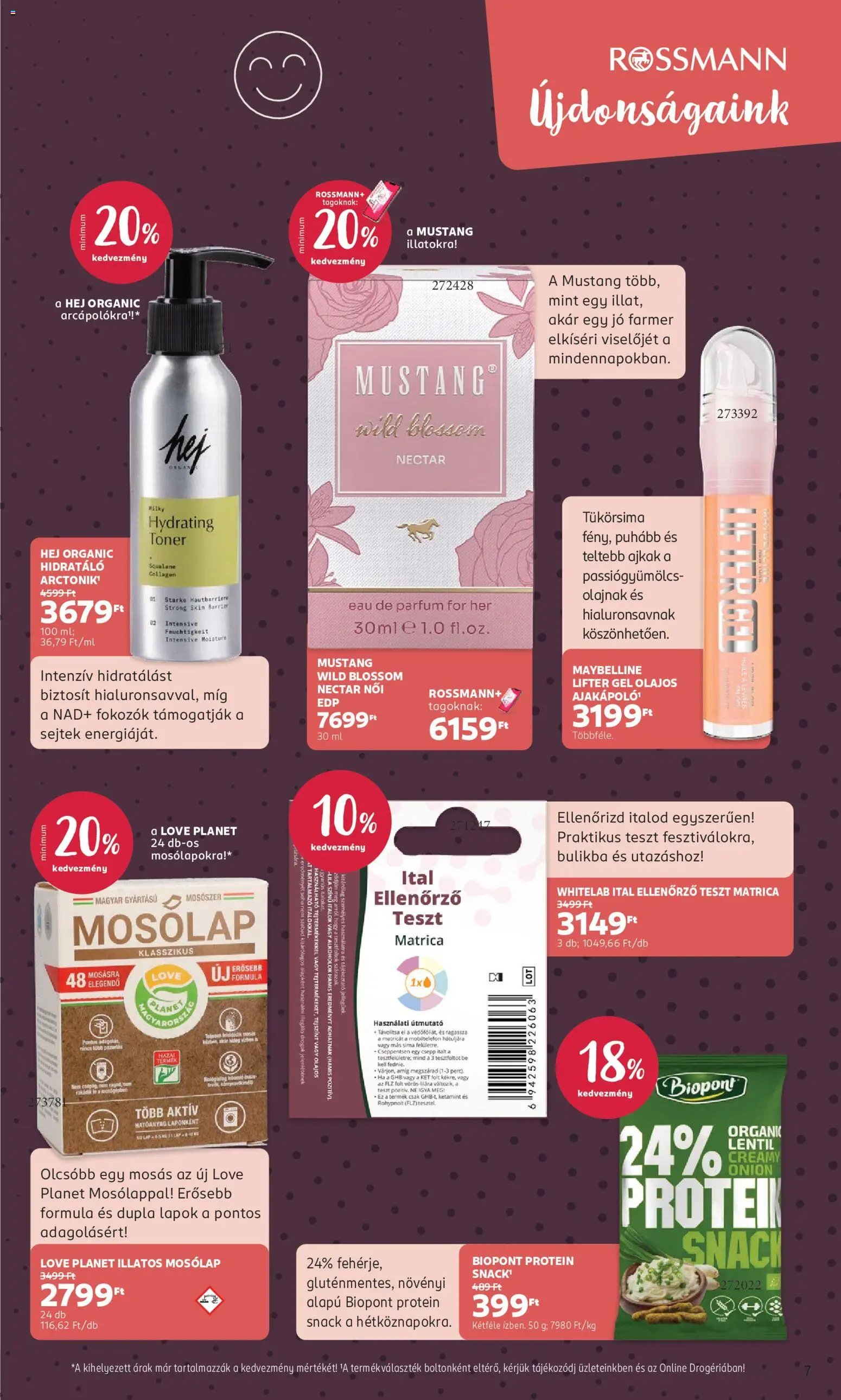 Rossmann újság 2026.08.03. Rossmann akciós újság