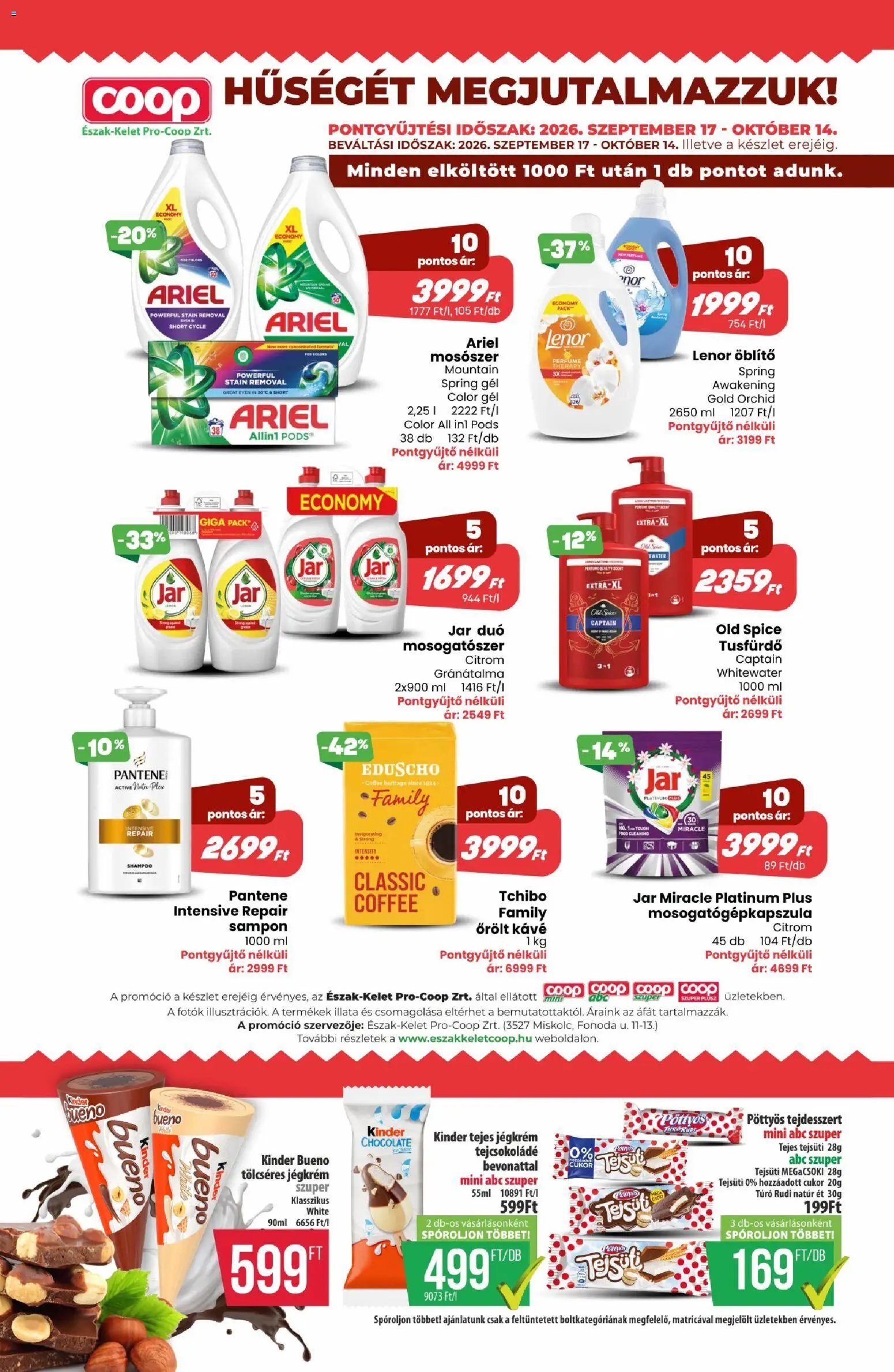 COOP újság 2026.09.17. COOP - Újság Észak Kelet Pro-Coop Zrt