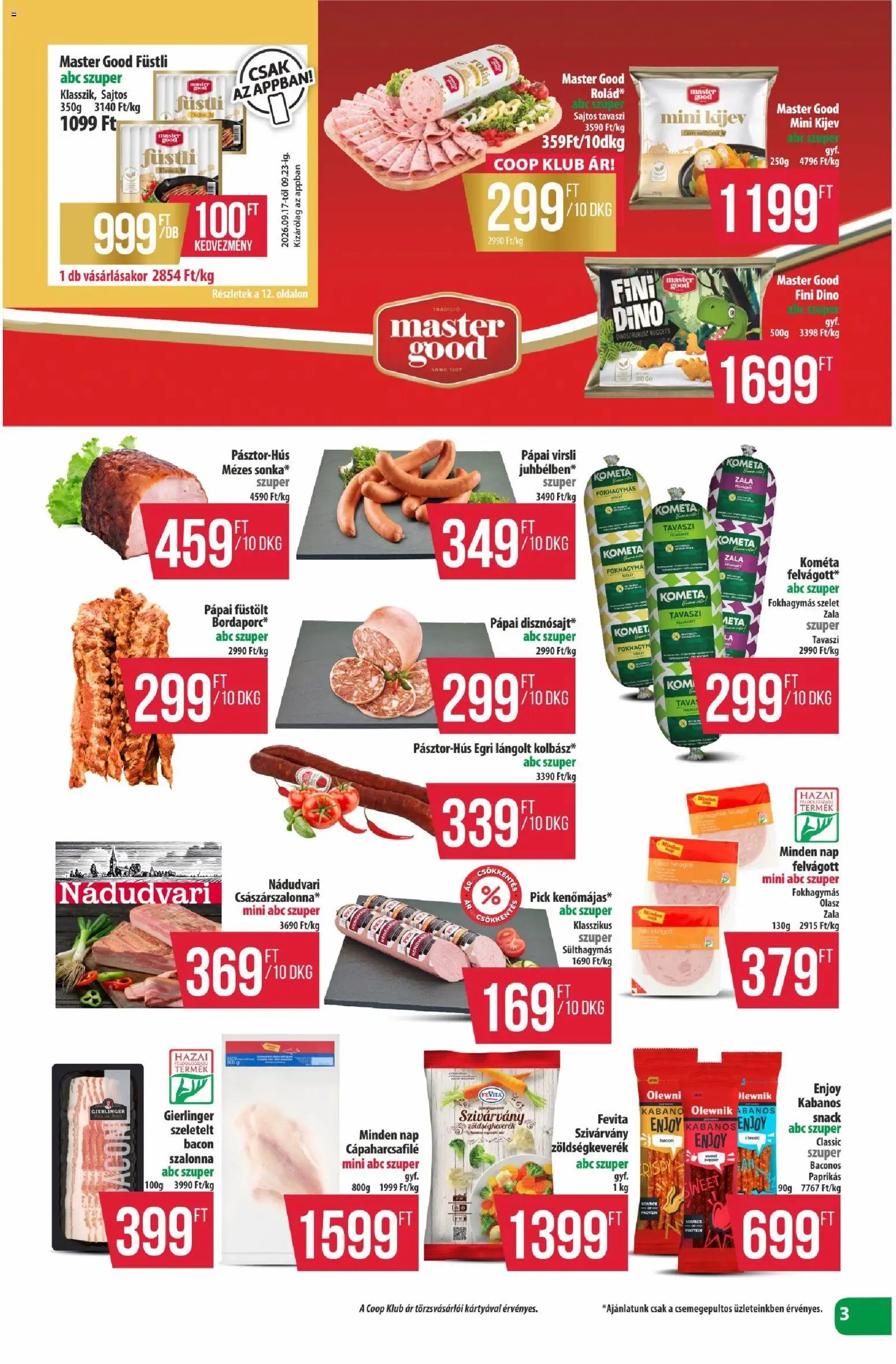 COOP újság 2026.09.17. COOP - Újság Észak Kelet Pro-Coop Zrt