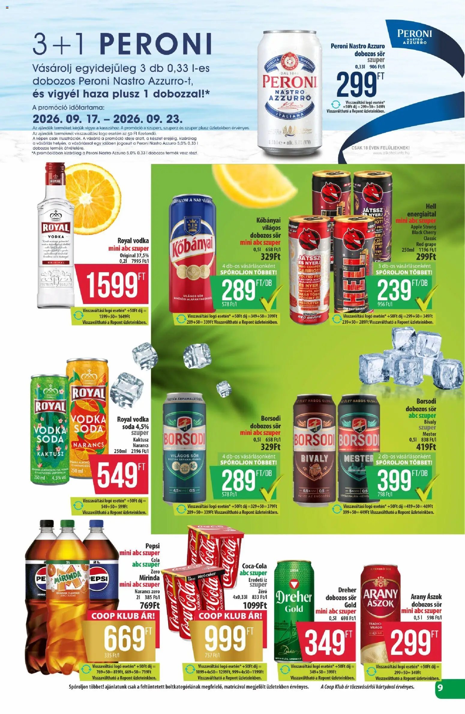 COOP újság 2026.09.17. COOP - Újság Észak Kelet Pro-Coop Zrt