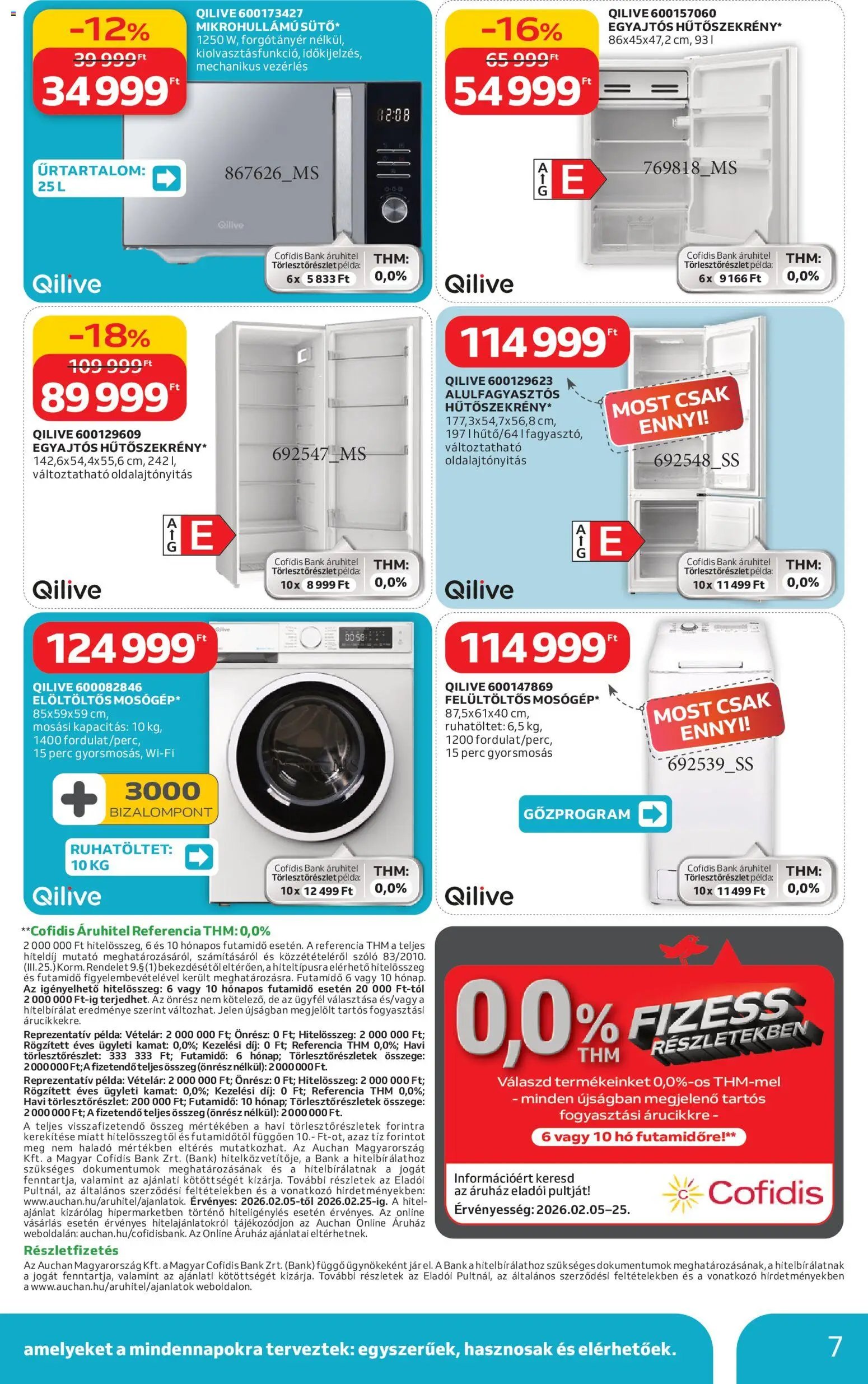 Auchan újság 2026.02.05. Qilive ajánlataink (2026-02-05 - 2026-02-25)