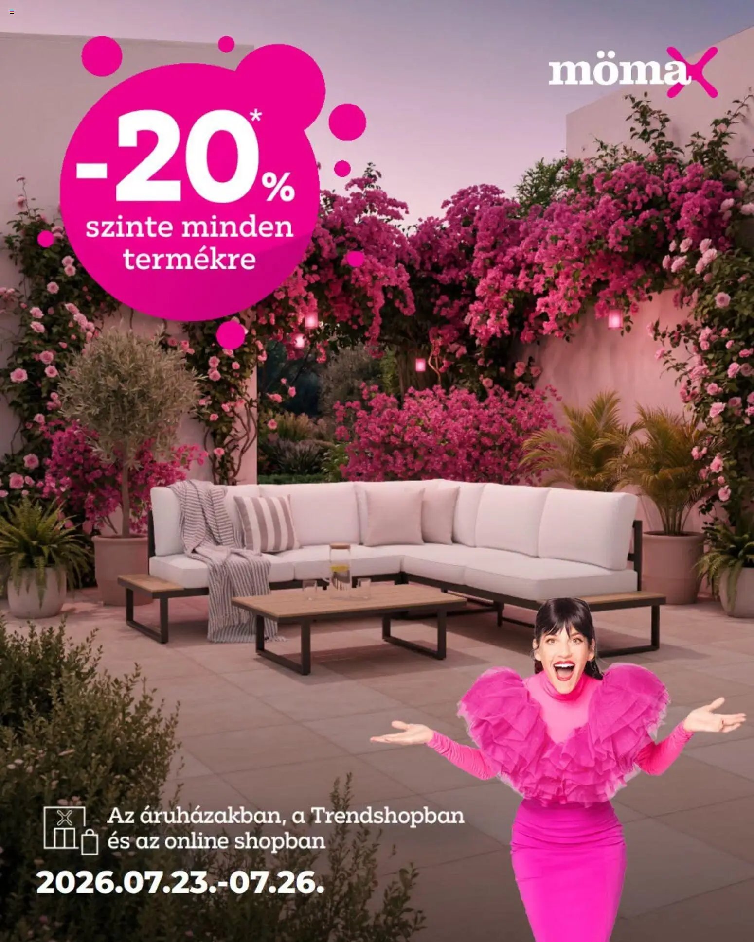 Mömax újság 2026.07.23. Mömax akciós újság