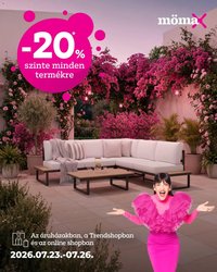 Mömax újság 2026.07.23. Mömax akciós újság