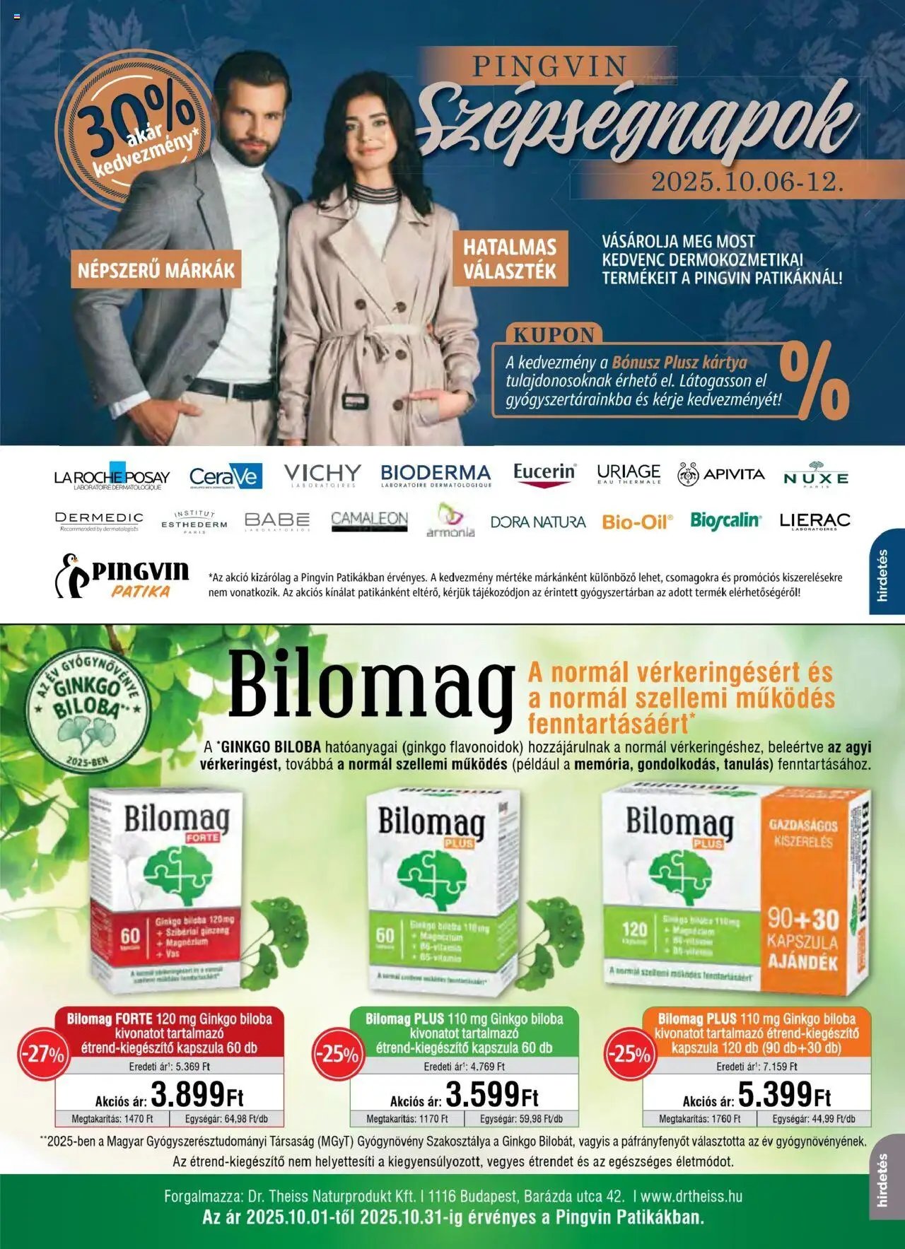 Pingvin Patika újság 2025.10.01. Pingvin Magazin (2025-10-01 - 2025-10-31)