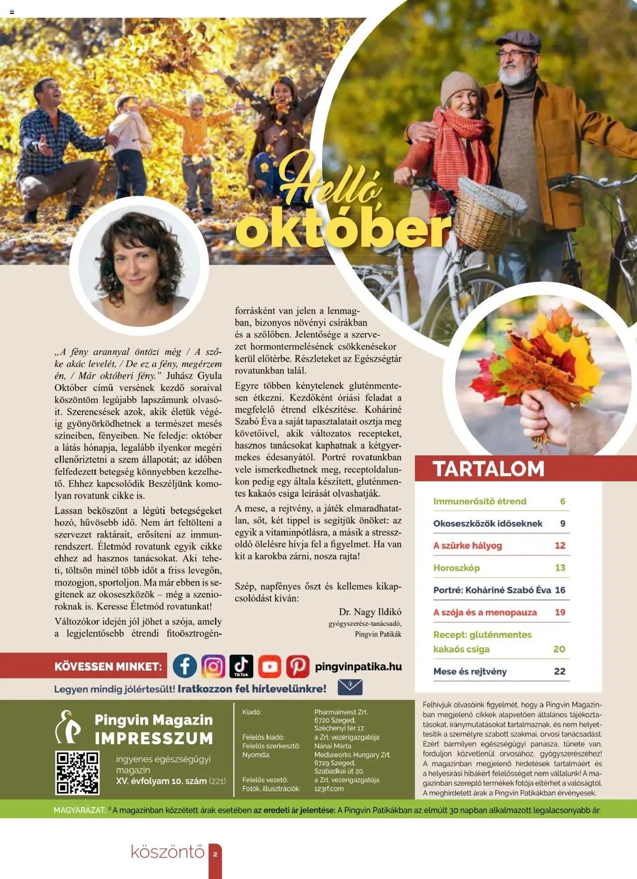 Pingvin Patika újság 2025.10.01. Pingvin Magazin (2025-10-01 - 2025-10-31)