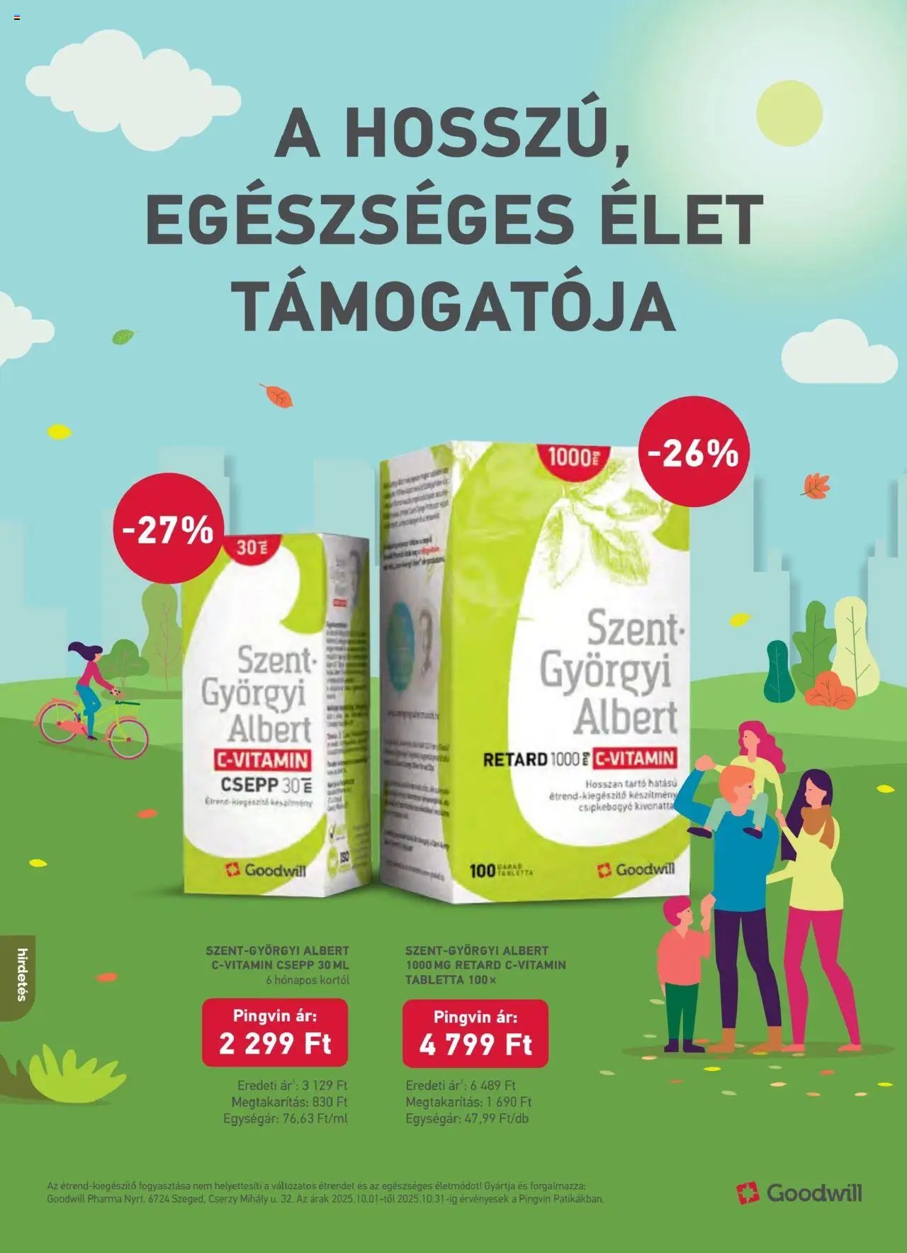 Pingvin Patika újság 2025.10.01. Pingvin Magazin (2025-10-01 - 2025-10-31)
