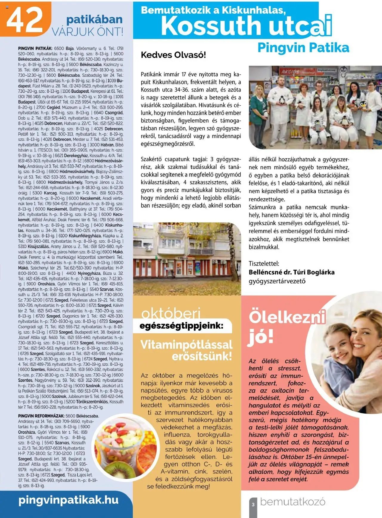 Pingvin Patika újság 2025.10.01. Pingvin Magazin (2025-10-01 - 2025-10-31)