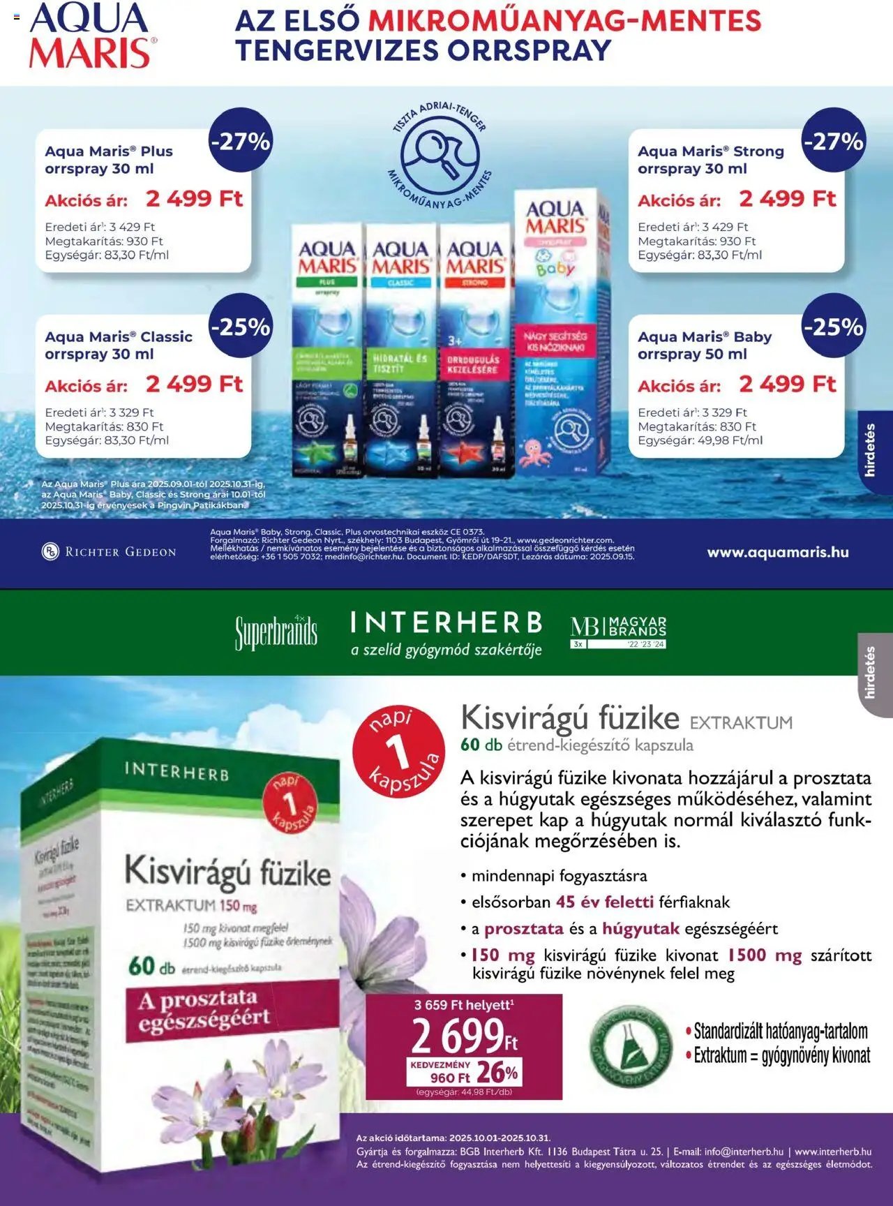 Pingvin Patika újság 2025.10.01. Pingvin Magazin (2025-10-01 - 2025-10-31)