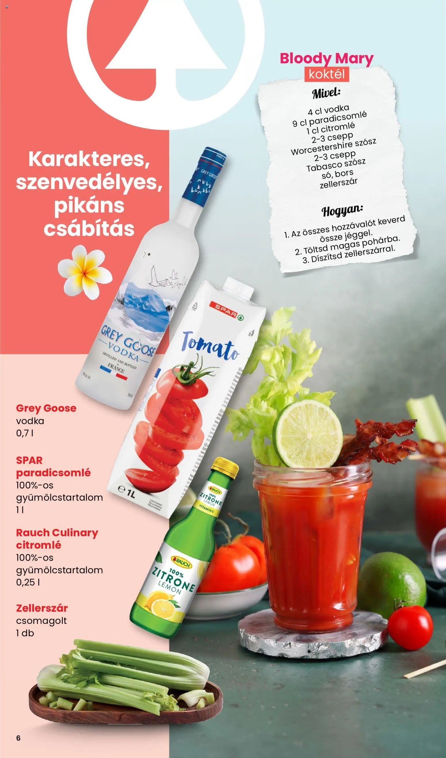 Spar újság 2026.06.25. Spar Koktél katalógus