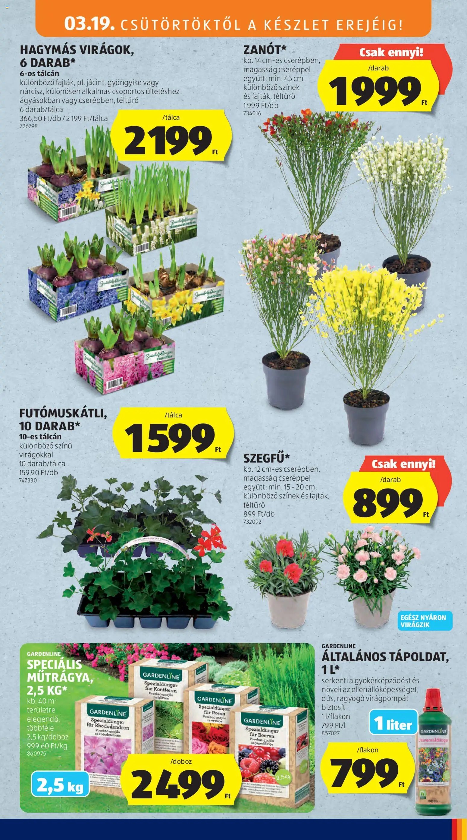 Aldi újság 2026.03.19. Aldi Középső sor termékei (2026-03-19 - 2026-03-25)