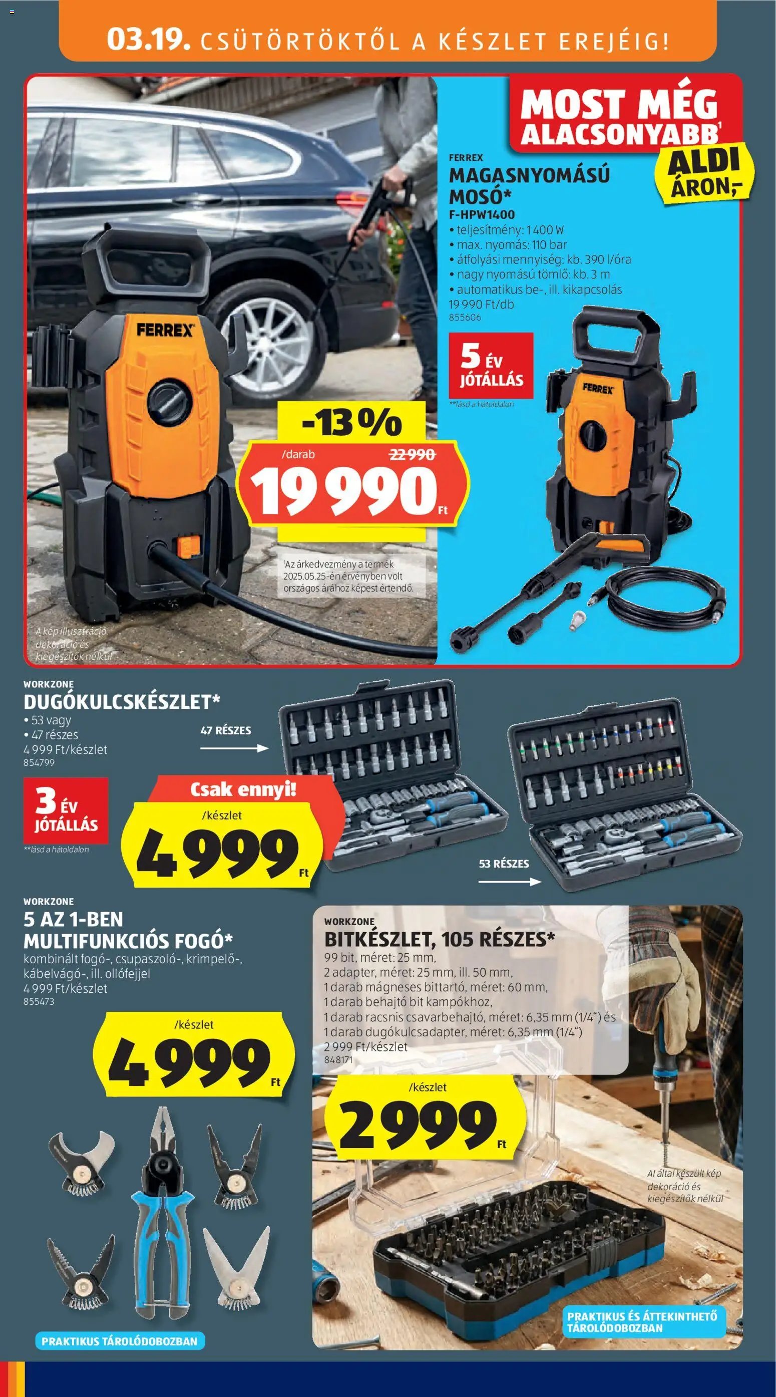 Aldi újság 2026.03.19. Aldi Középső sor termékei (2026-03-19 - 2026-03-25)