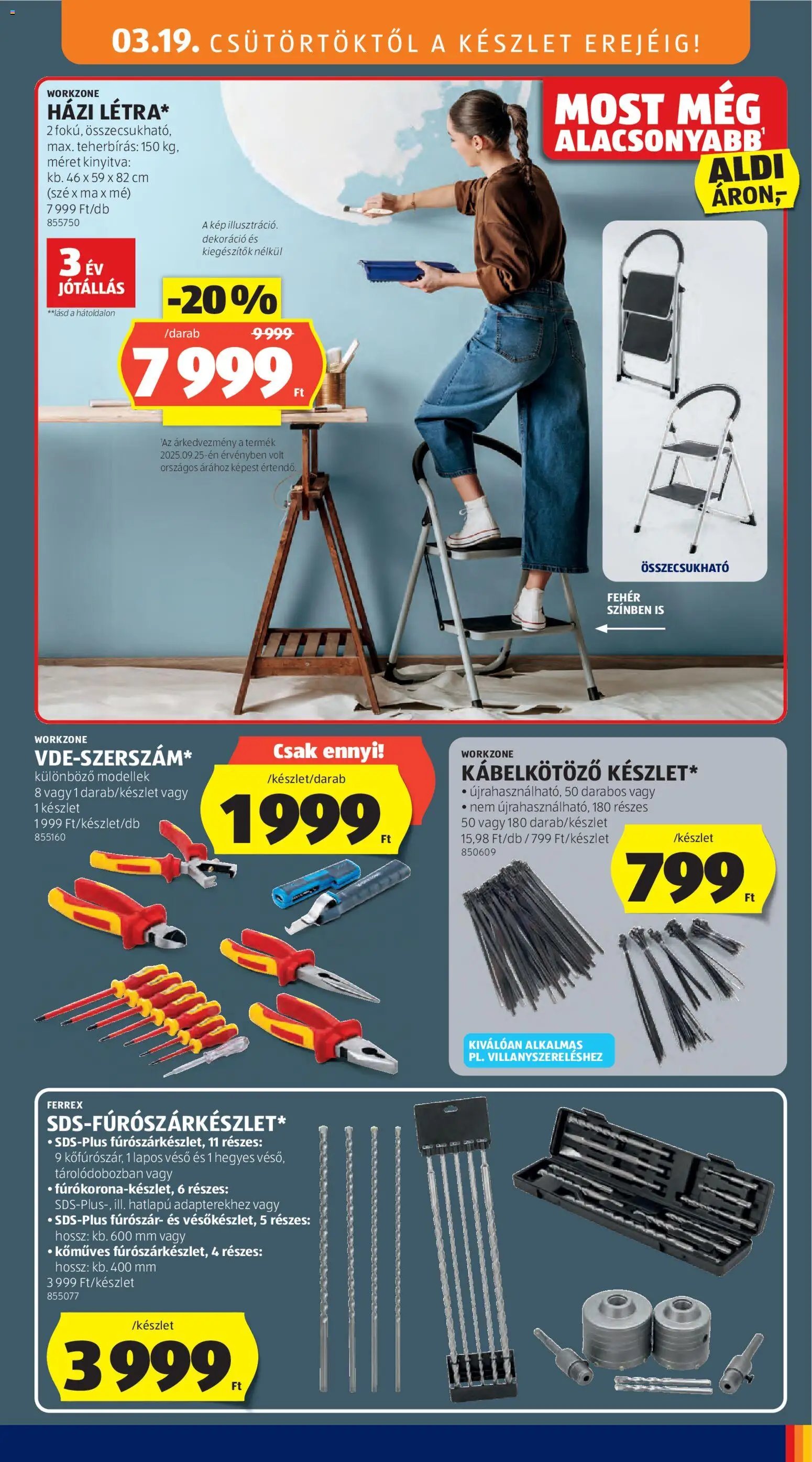 Aldi újság 2026.03.19. Aldi Középső sor termékei (2026-03-19 - 2026-03-25)