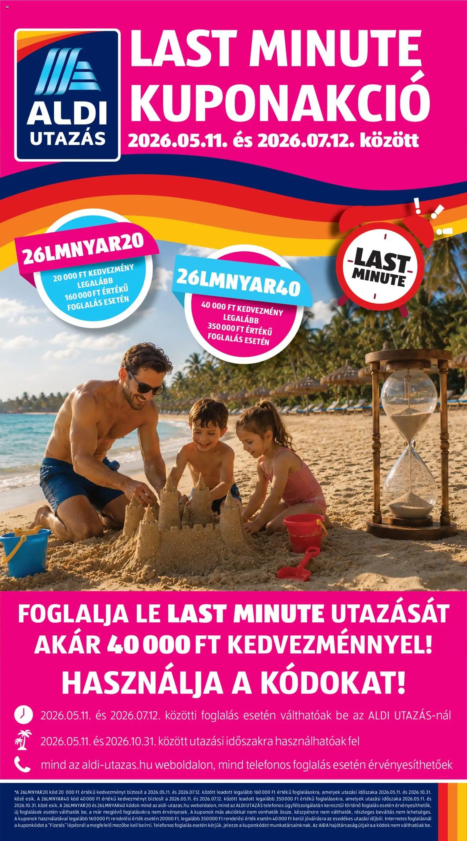 Aldi újság 2026.06.25. Aldi Utazás katalógus