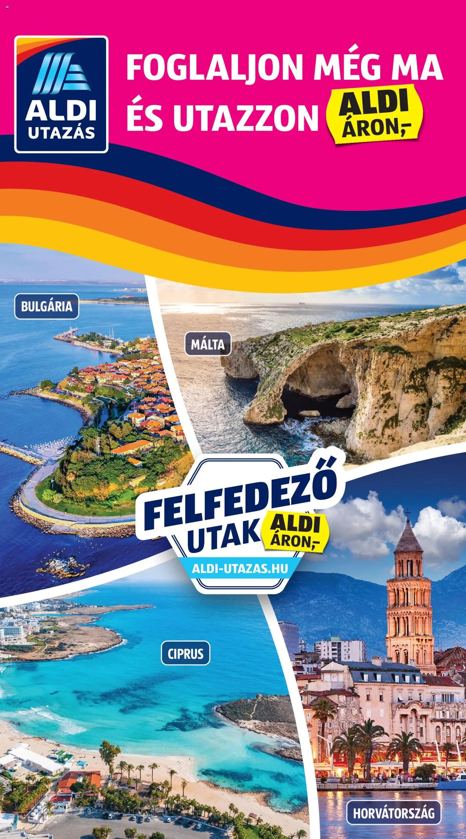 Aldi újság 2026.06.25. Aldi Utazás katalógus