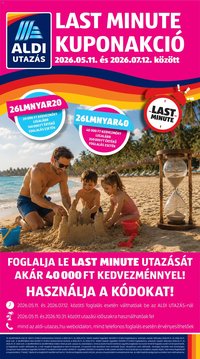 Aldi újság 2026.06.25. Aldi Utazás katalógus