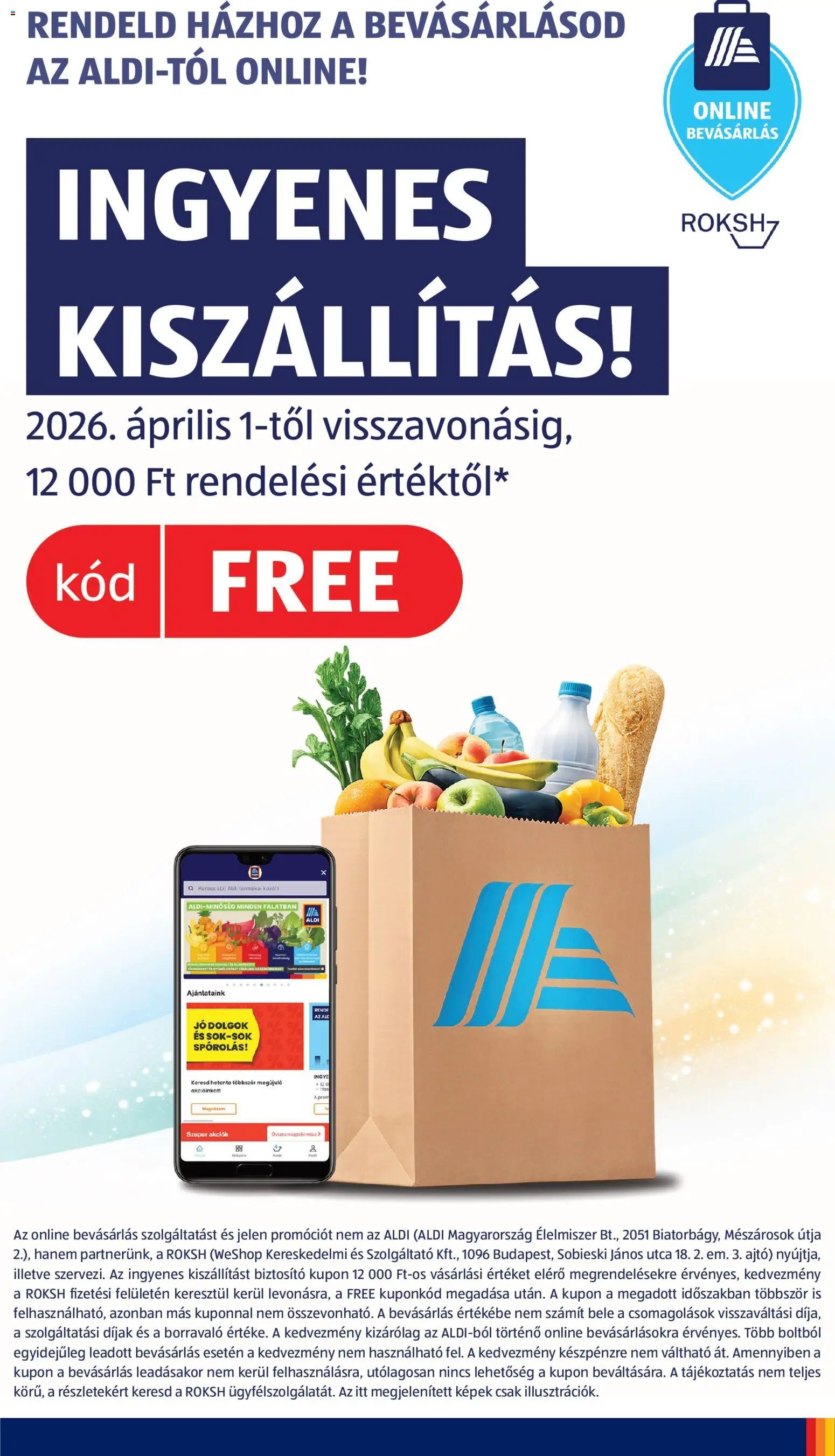 Aldi újság 2026.08.06. Aldi Középső sor termékei
