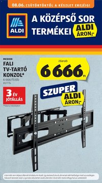 Aldi újság 2026.08.06. Aldi Középső sor termékei