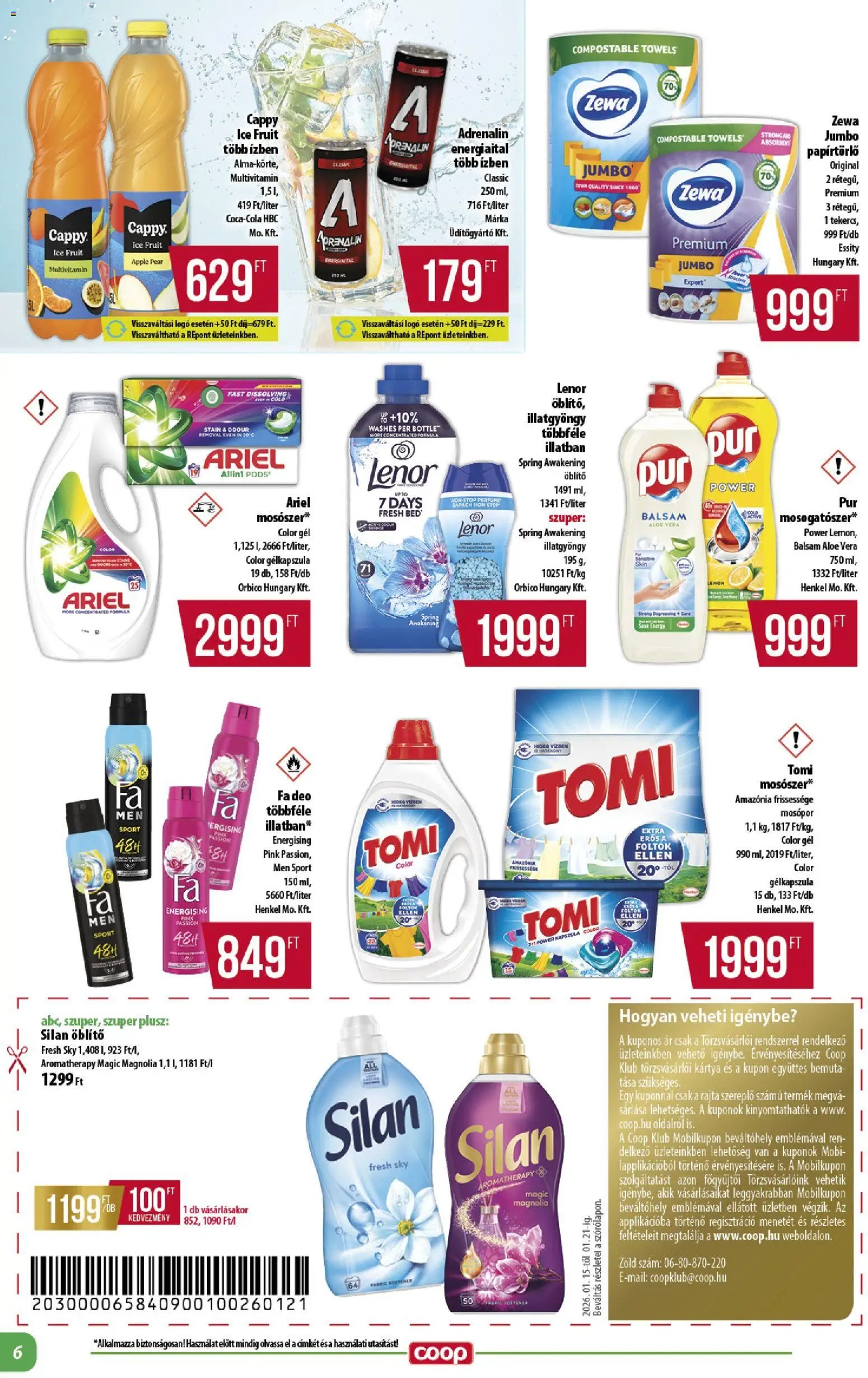 COOP újság 2026.01.15. Alföld Pro-Coop Zrt. - Abc szuper (2026-01-15 - 2026-01-21)