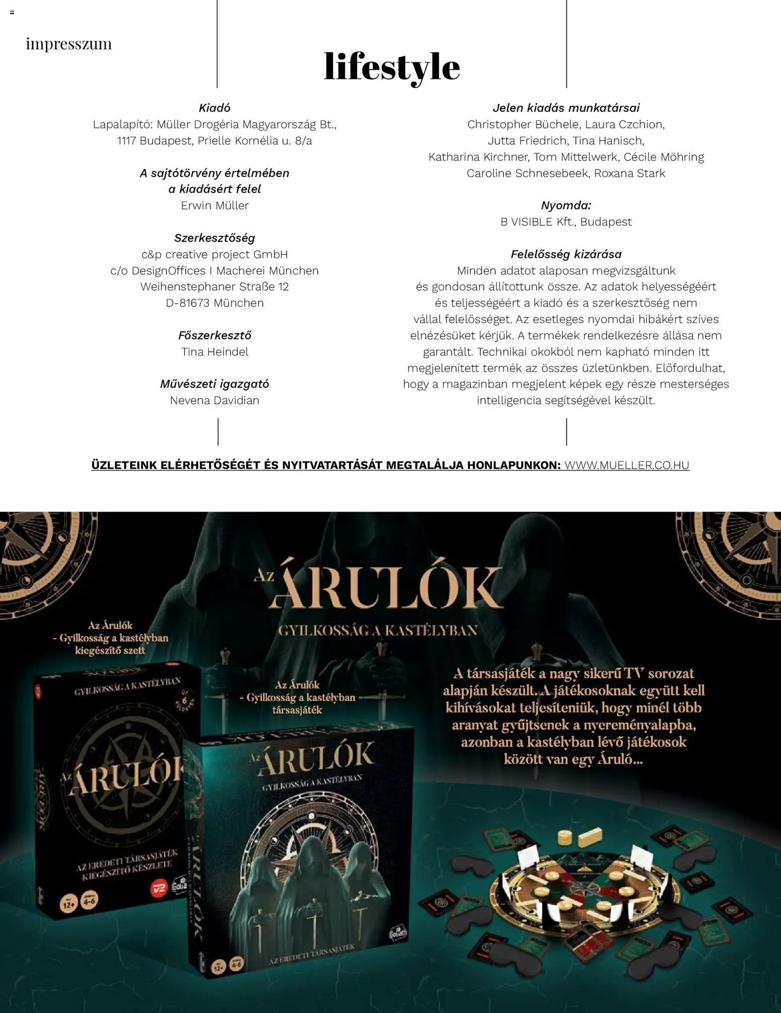 Müller újság 2025.12.01. Lifestyle magazin (2025-12-01 - 2025-12-31)