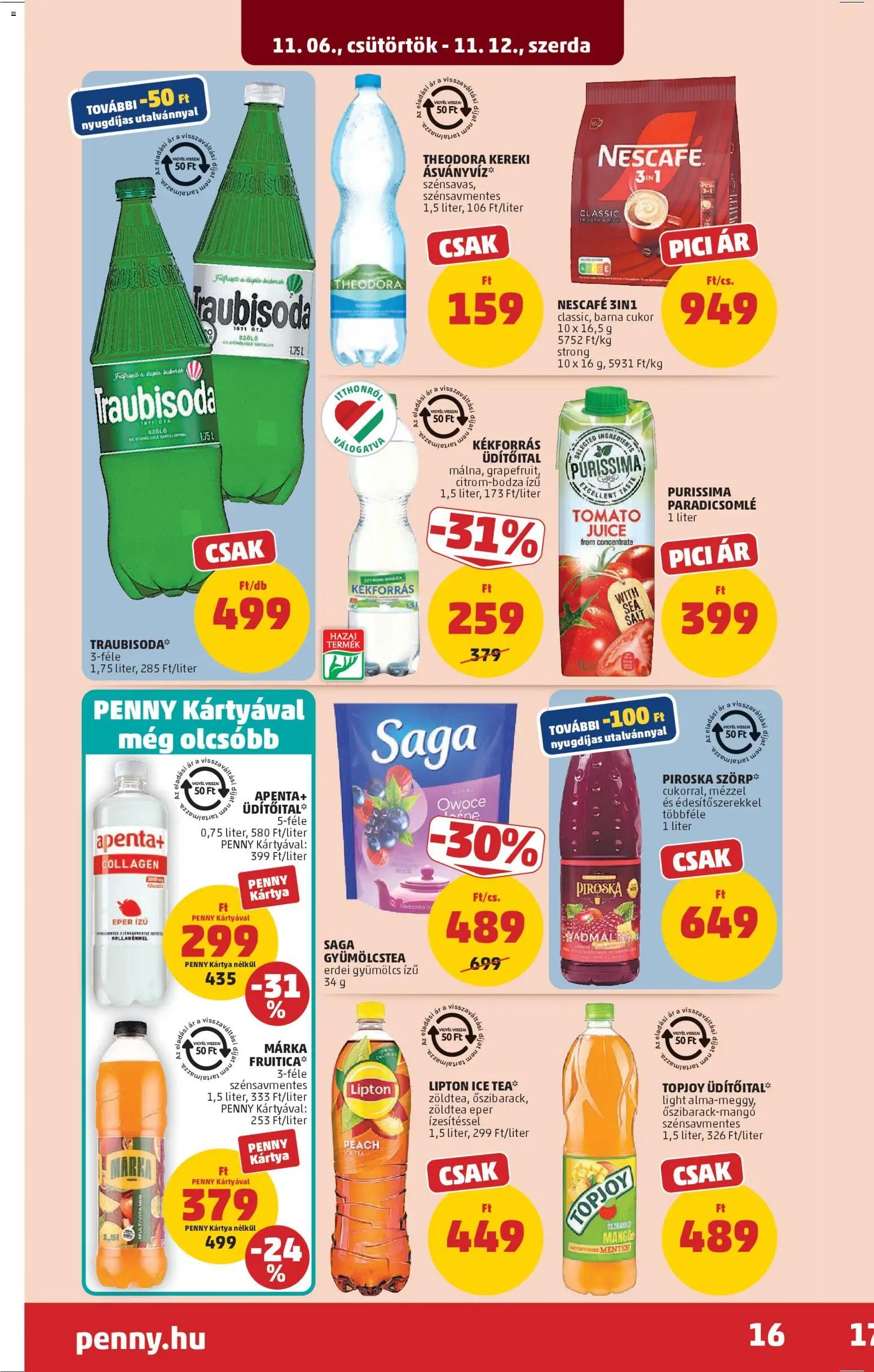 PENNY újság 2025.11.06. Akciós újság PENNY (2025-11-06 - 2025-11-12)