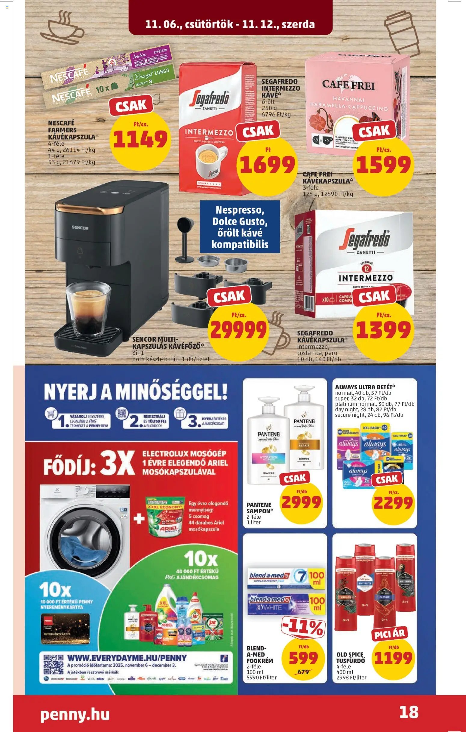 PENNY újság 2025.11.06. Akciós újság PENNY (2025-11-06 - 2025-11-12)