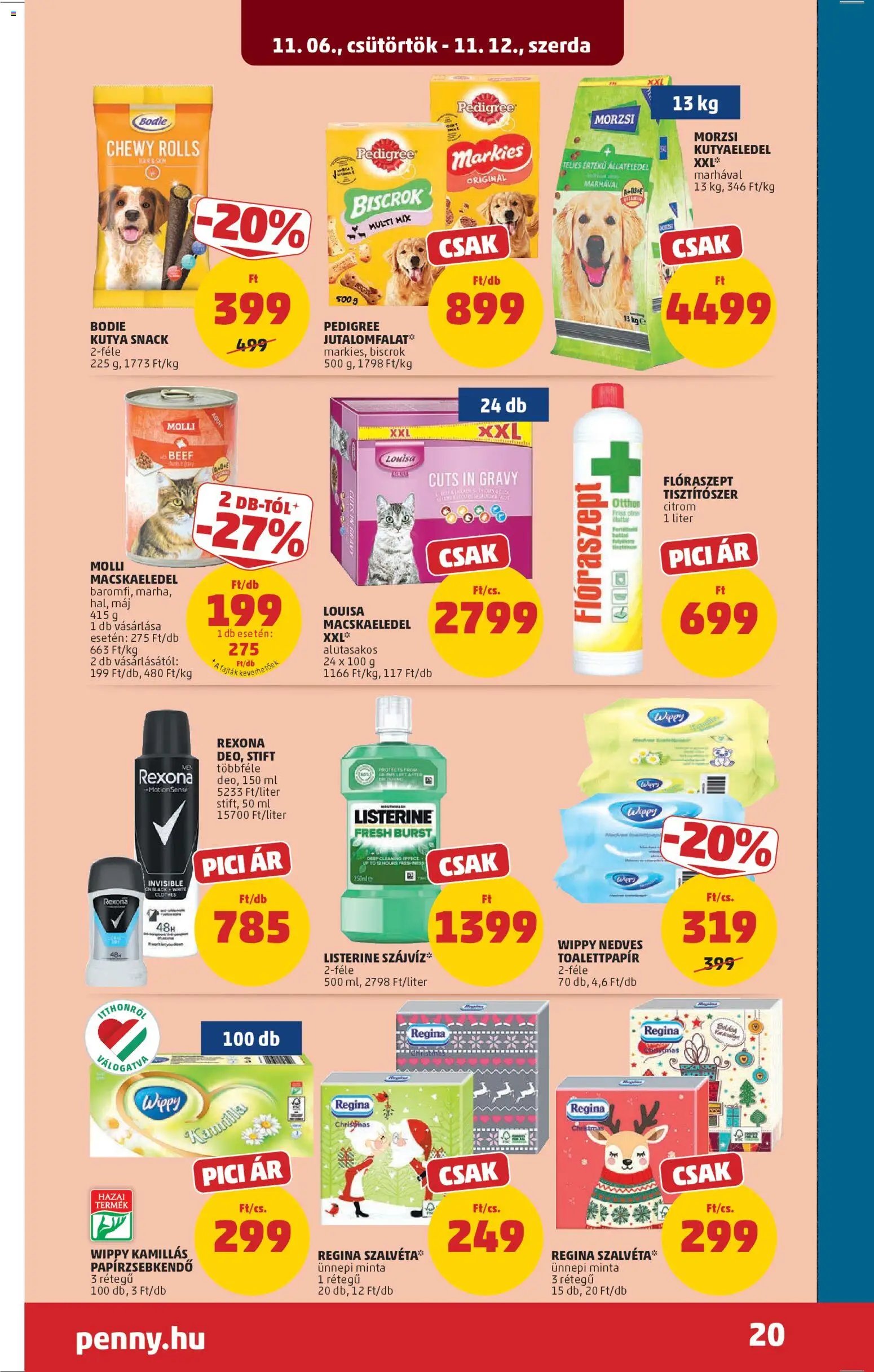 PENNY újság 2025.11.06. Akciós újság PENNY (2025-11-06 - 2025-11-12)