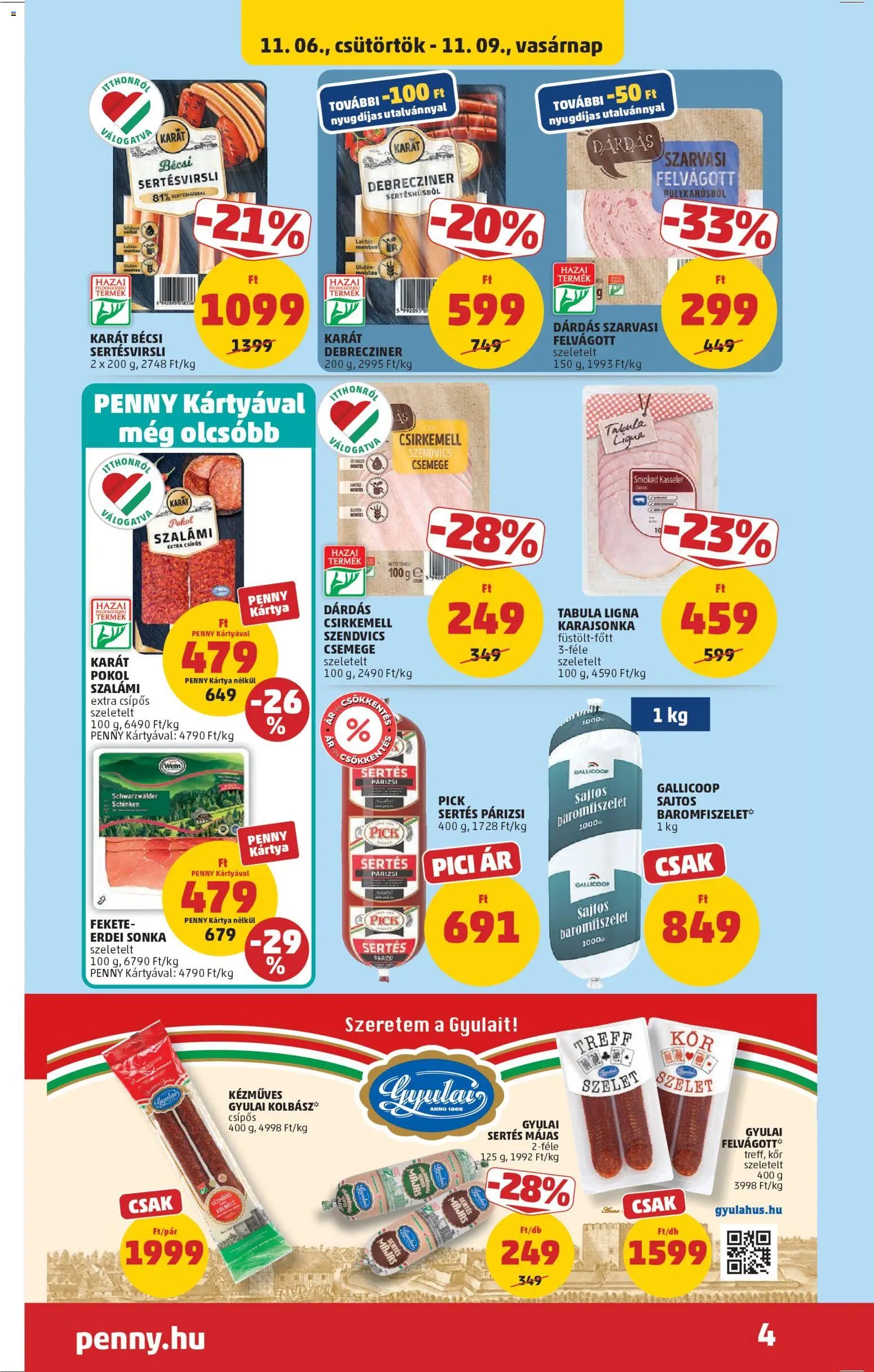PENNY újság 2025.11.06. Akciós újság PENNY (2025-11-06 - 2025-11-12)